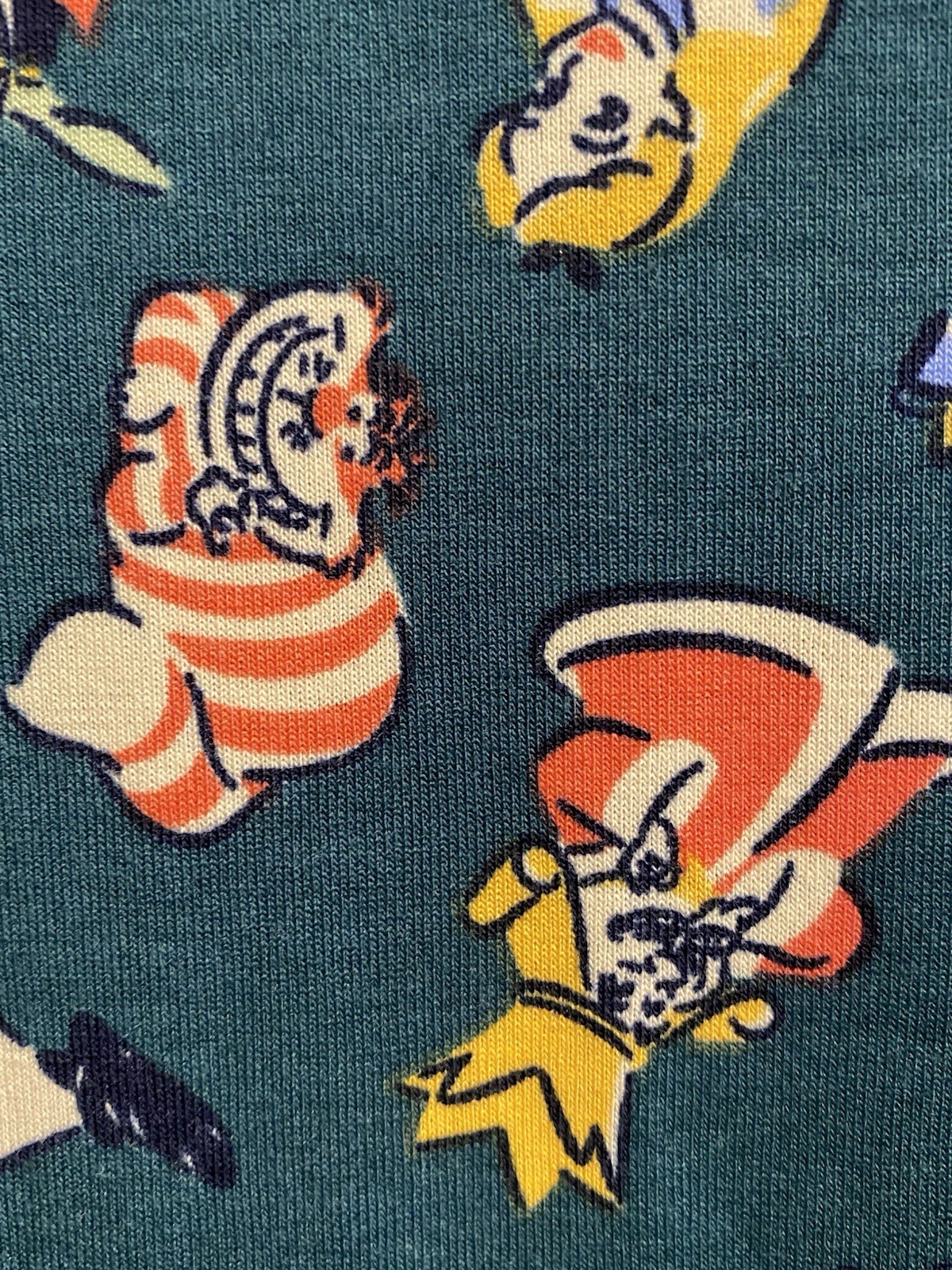 Disney’s Size Small Alice in Wonderland Characters LulaRoe Julia Dress Green NWT