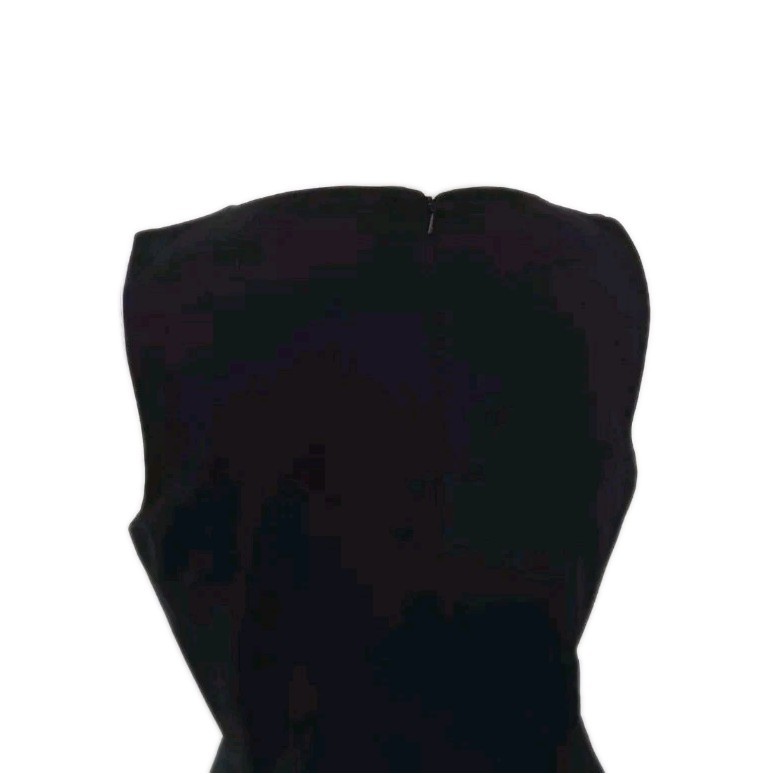 Hobbs London Peplum Sheath Dress UK 10 Ponte Knit Black Classic Sleeveless Women