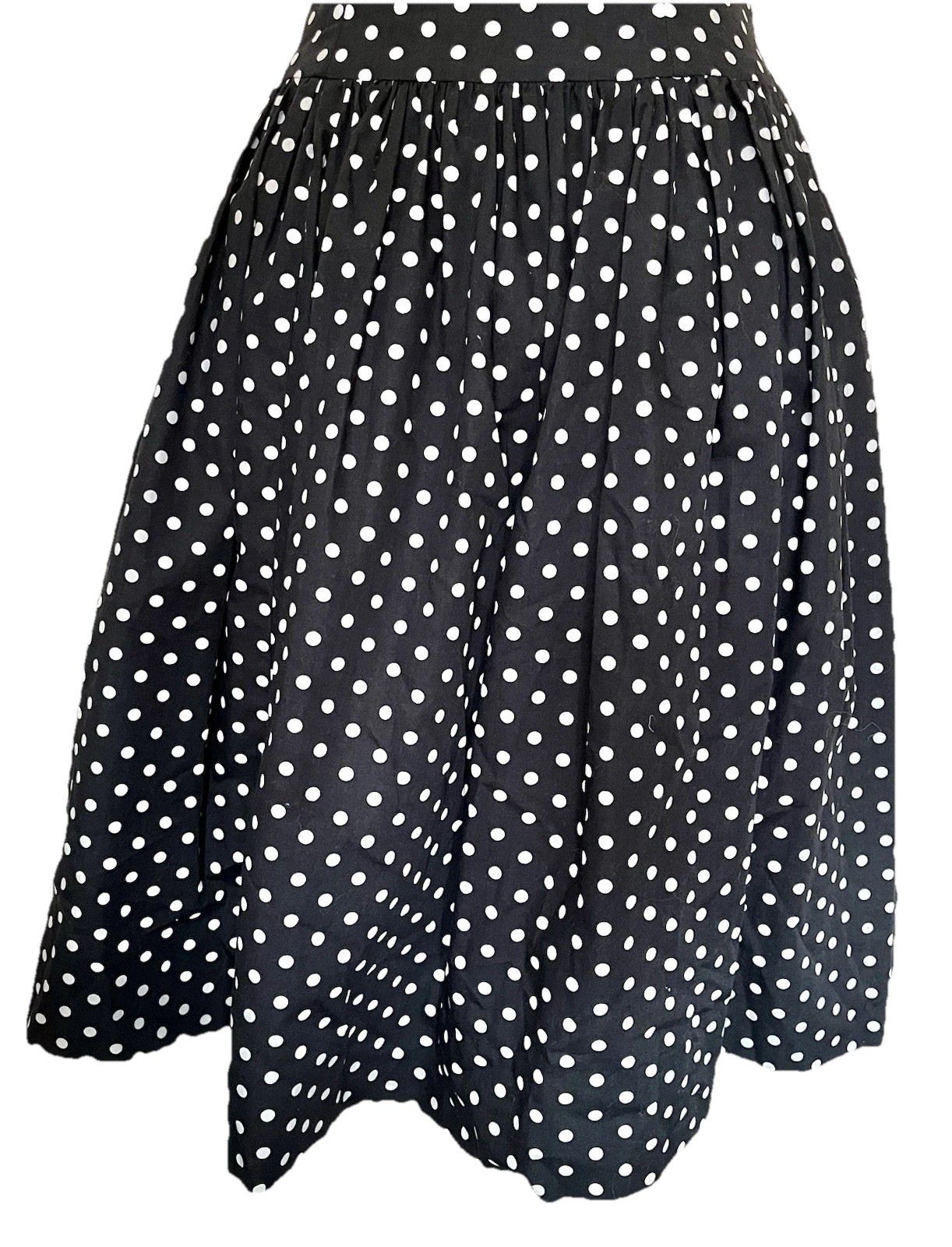 TRACY & MICHAEL S A-Line Dress Pretty Polka Dot Built In Petticoat Tailored Fit