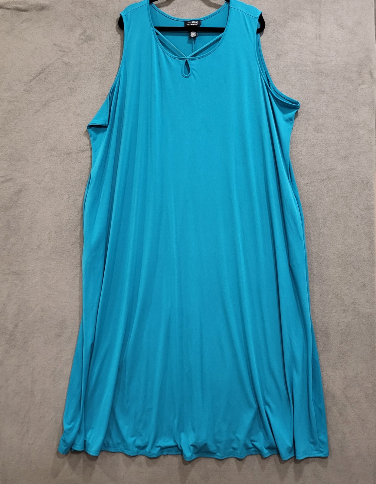 Any Wear by Catherines Maxi Dress Women’s Size 4X Sleeveless Stretchy Classic