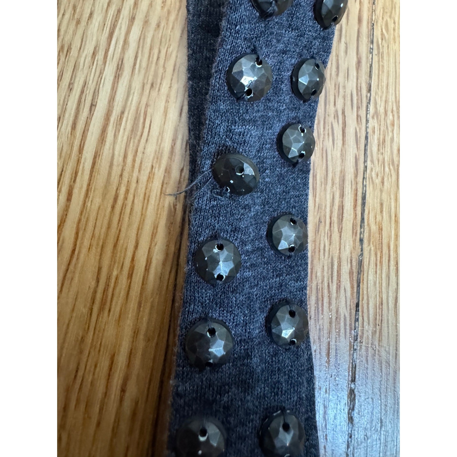 Affliction Black Premium Studded Bodycon Mini Dress Size Medium