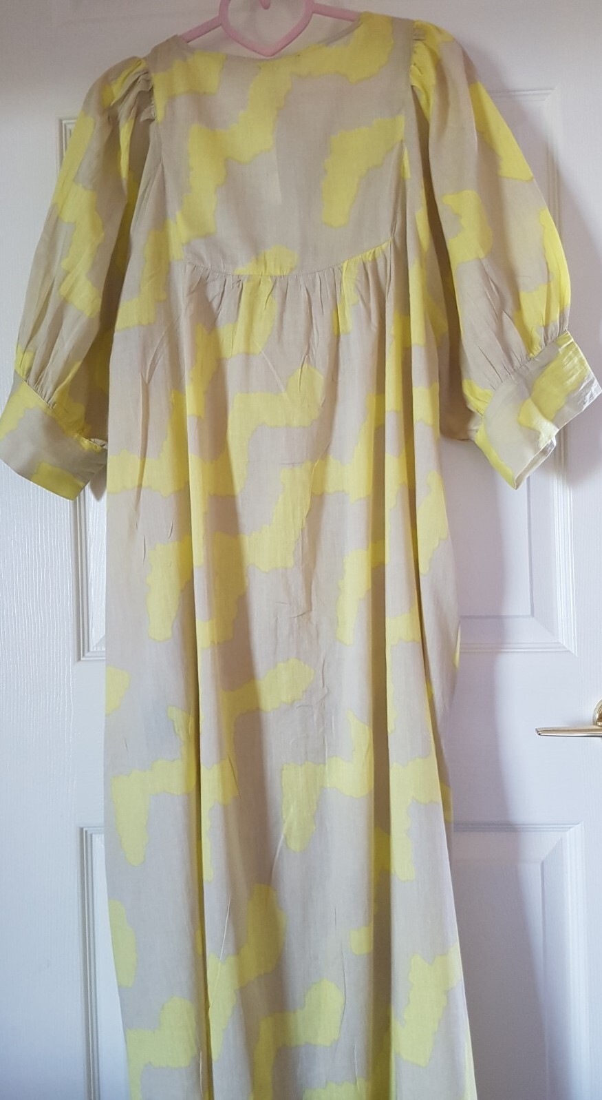 PARFOIS Summer Beach Maxi Dress Robe Cover Up Flowing Relaxed Sz M/L Holiday