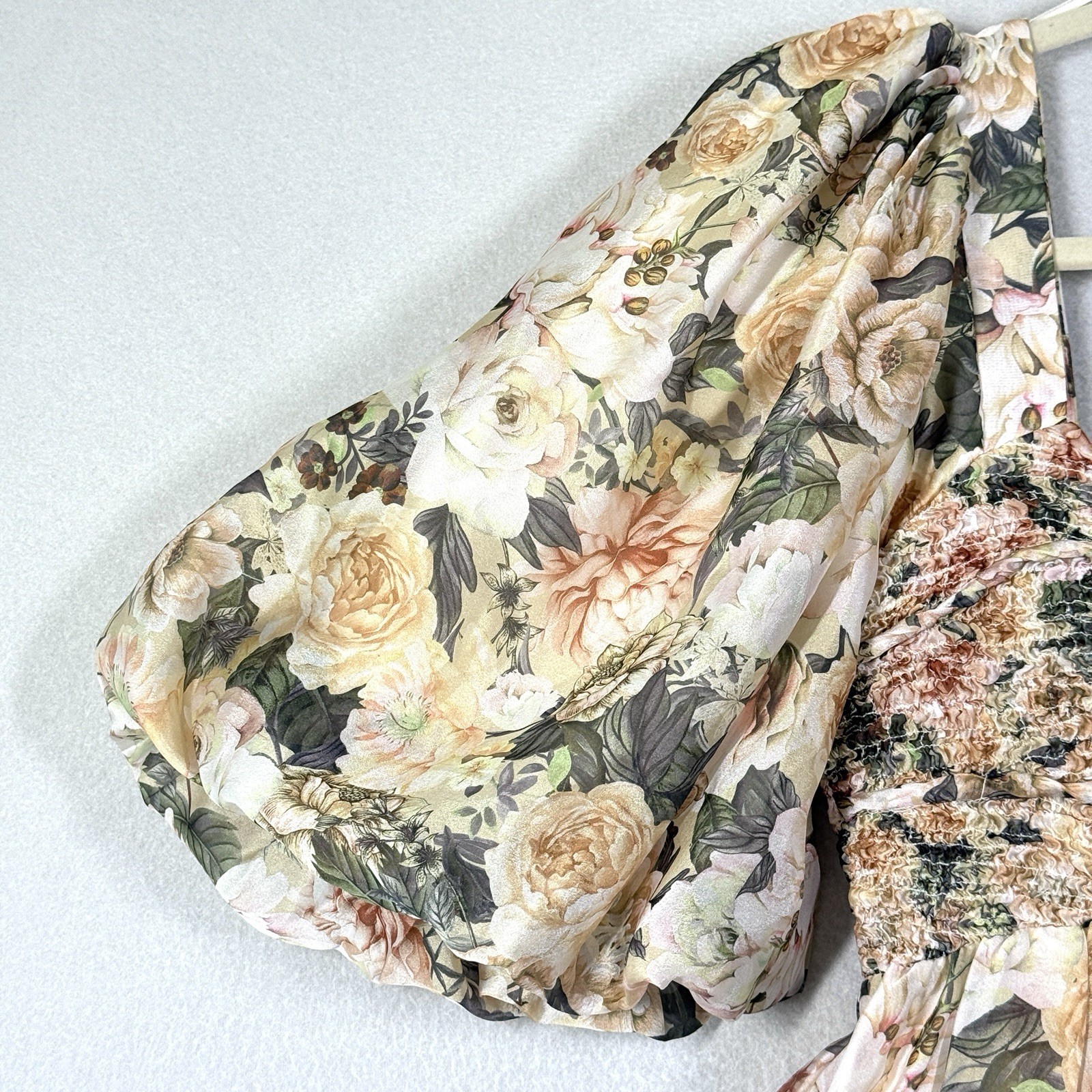 Worth Collective Dress Medium Harlow Maxi Floral Bump Friendly Cottage Garden