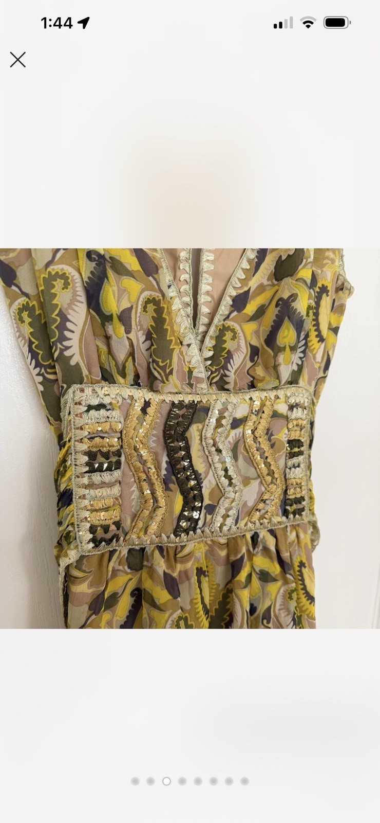 Missoni Silk Embroidered Dress – Size: 44 – Medium