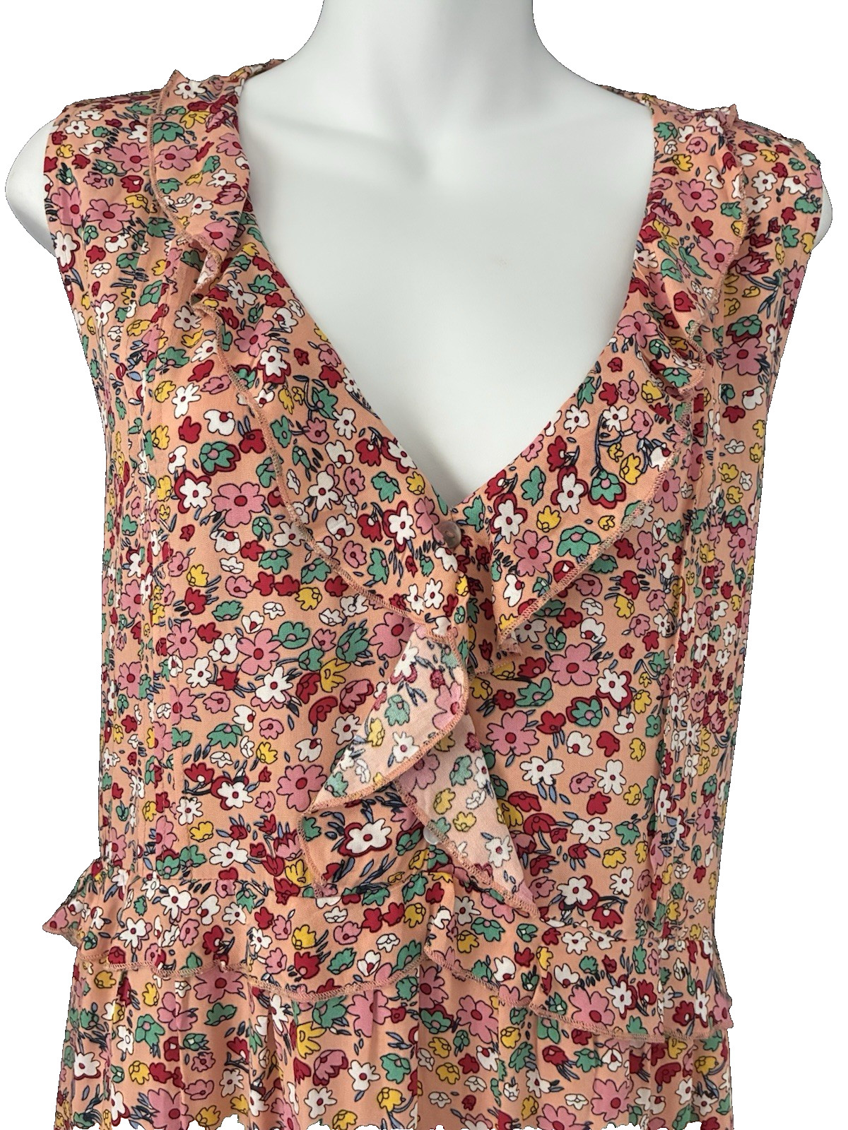 Suzanne Betro Summer Ditsy Floral Cottagecore Dress Women’s 1X