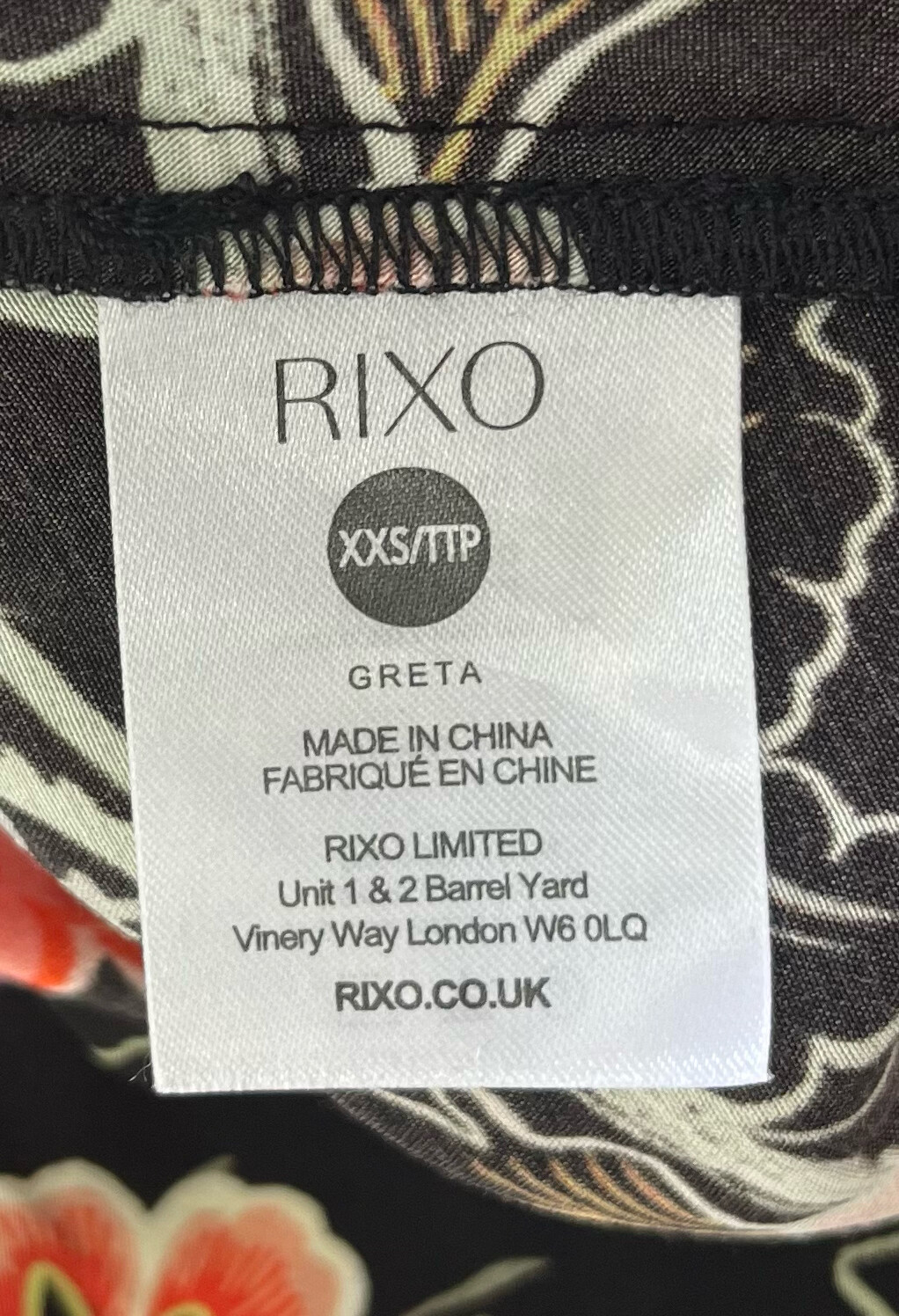Rixo ‘Greta’ Floral Print Long Sleeve Midi Dress sz 2 NWT