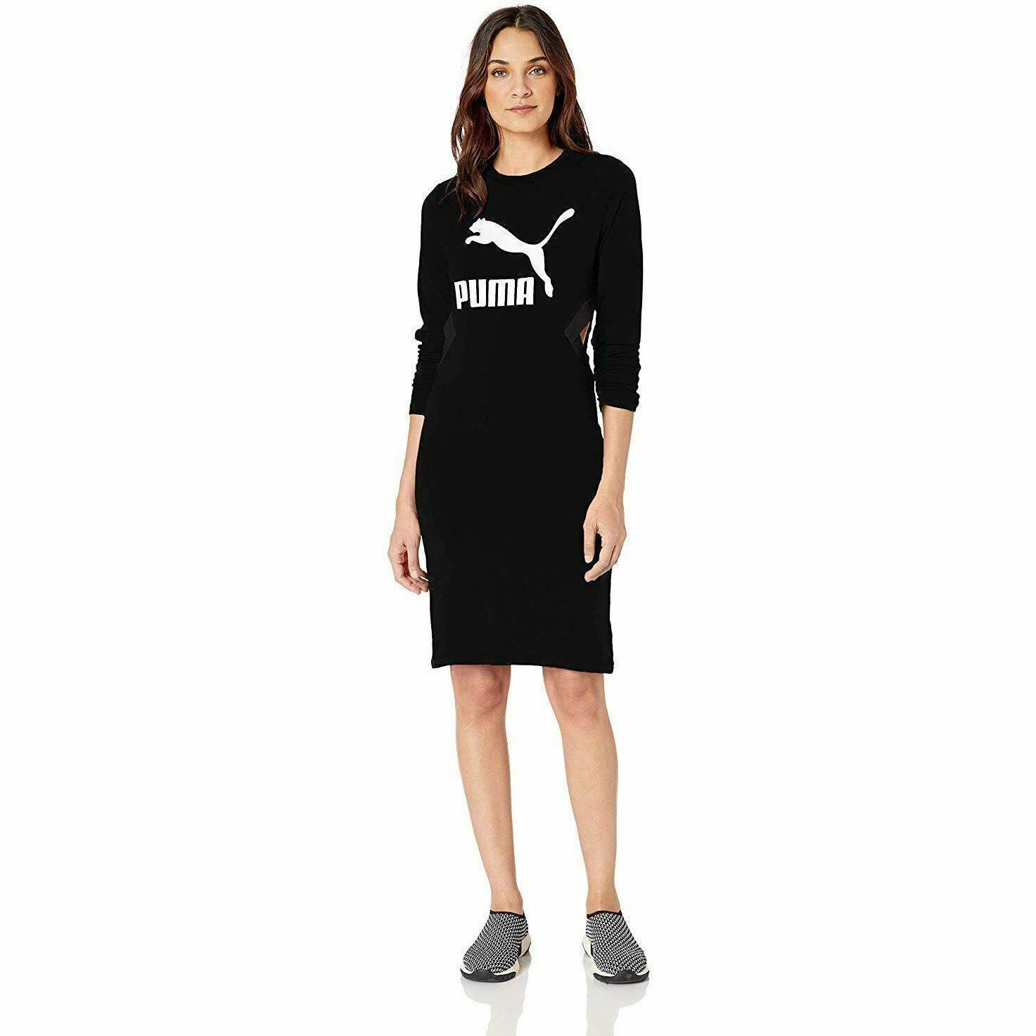 [578057-01] Womens Puma Classics Logo Tight Dress