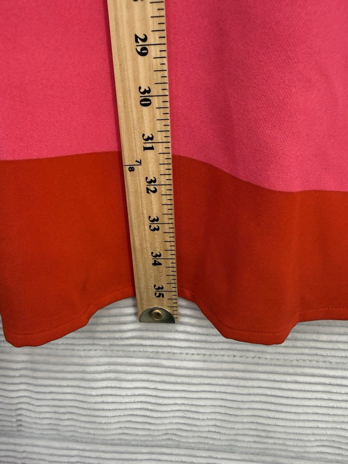 Sugarlips Lolli Stripe Lonna Shift Mini Dress Fuchsia Pink Red Size M