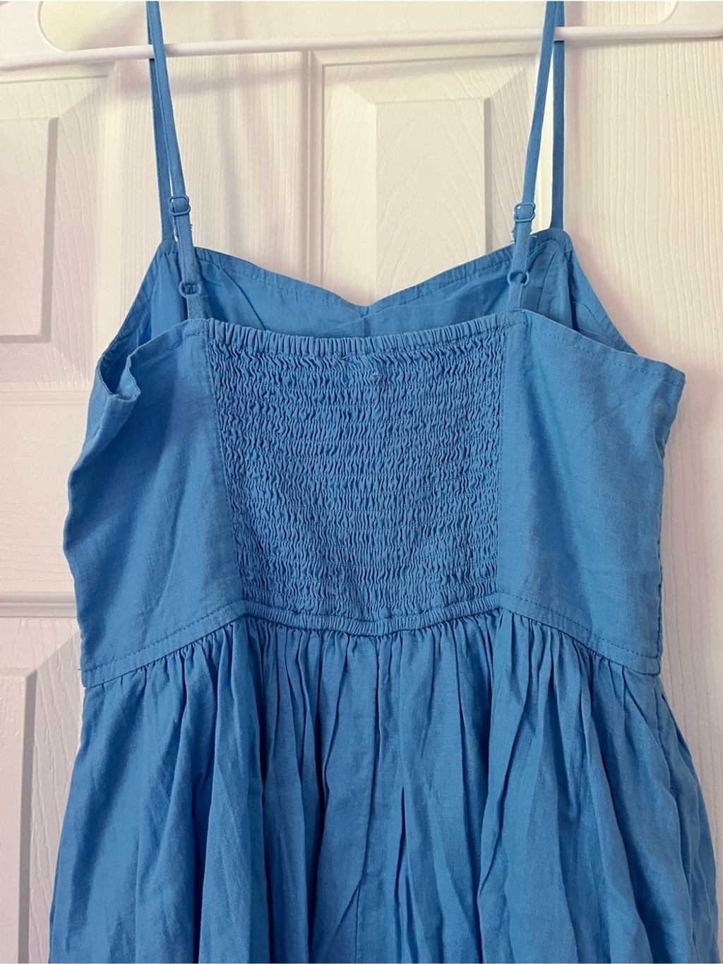 aerie Bright Blue Tie-Strap Sundress