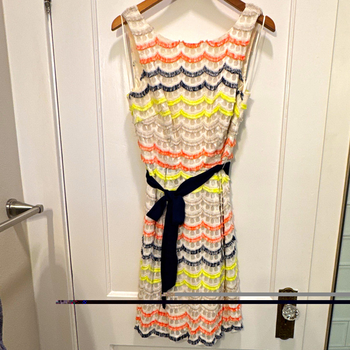 Trina Turk Scallop Fringe Lace Dress Size 4