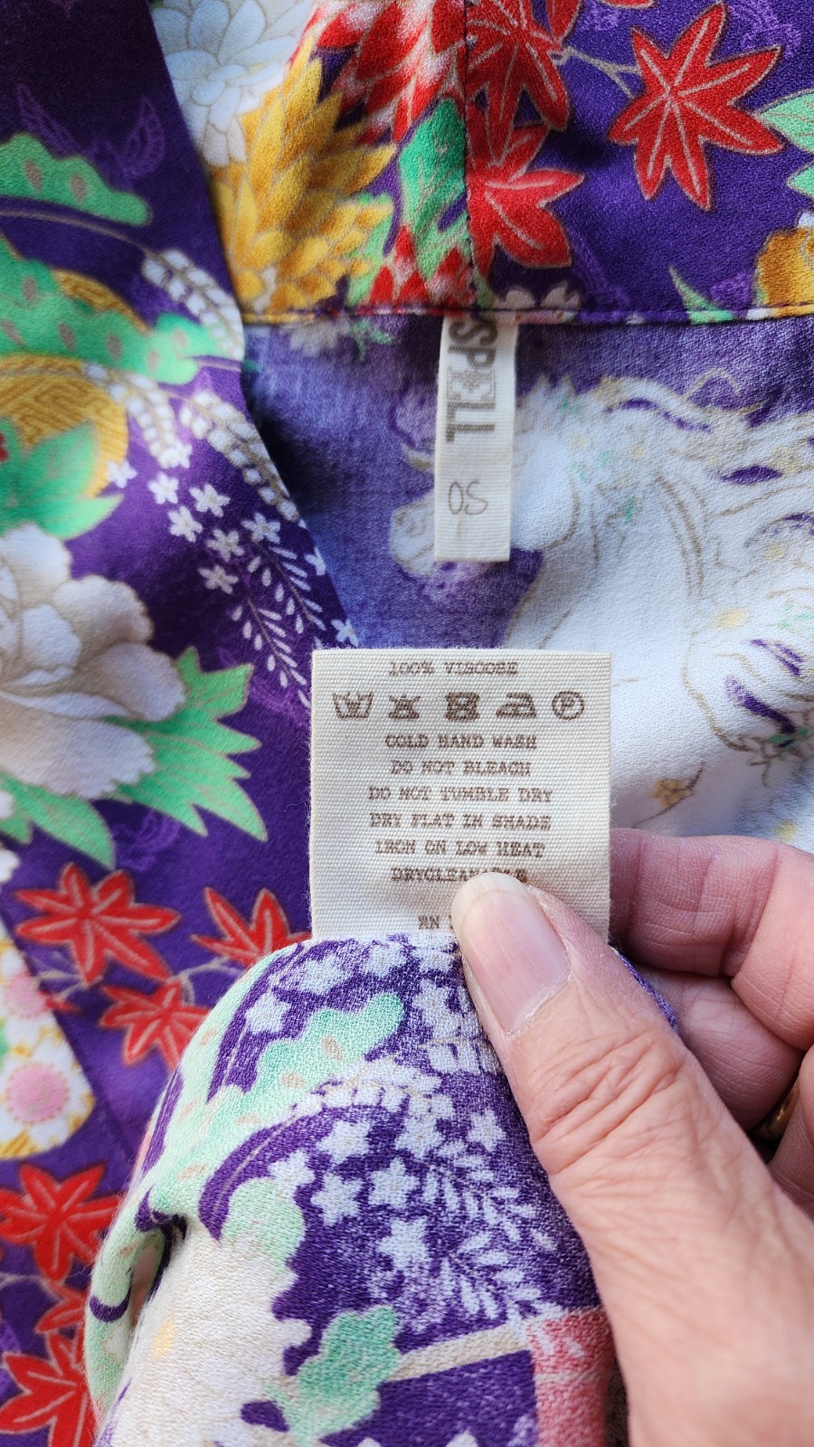 🦋Spell And The Gypsy O/S Wild Horses Kimono Robe with Sash AS NEW