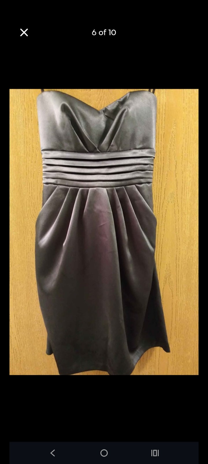 As U Wish Strapless Maxi Dress Tie Back