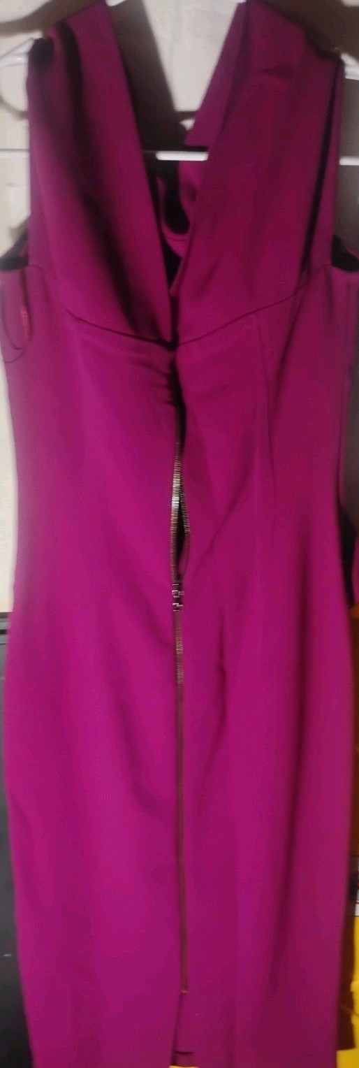 NWT Roland Mouret x Selfridges Magenta Pink Cocktail Dress Size US 4 / UK 8