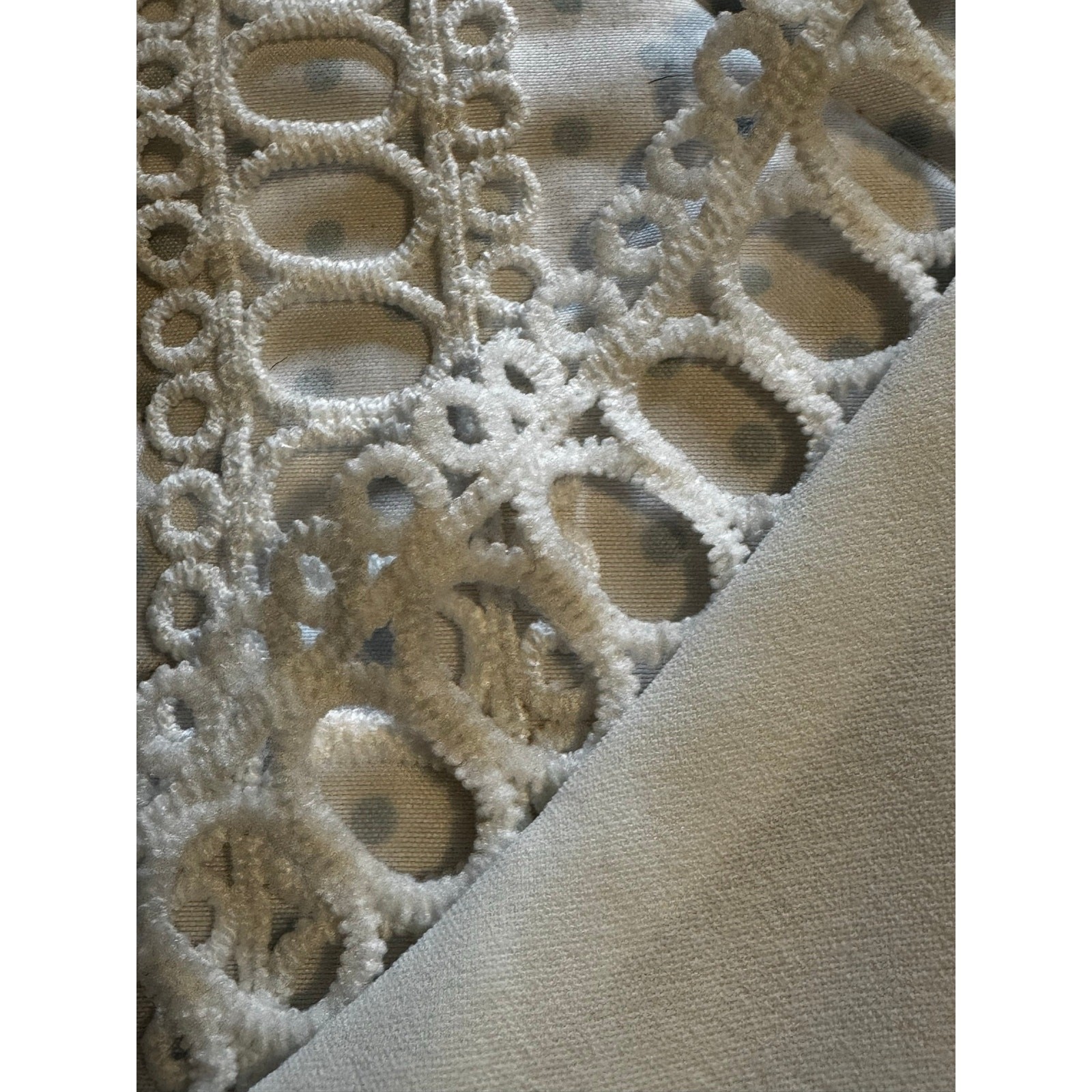 Lace Halter Mini White Backless Sundress Ties at High Neck Delicate Crochet NWT