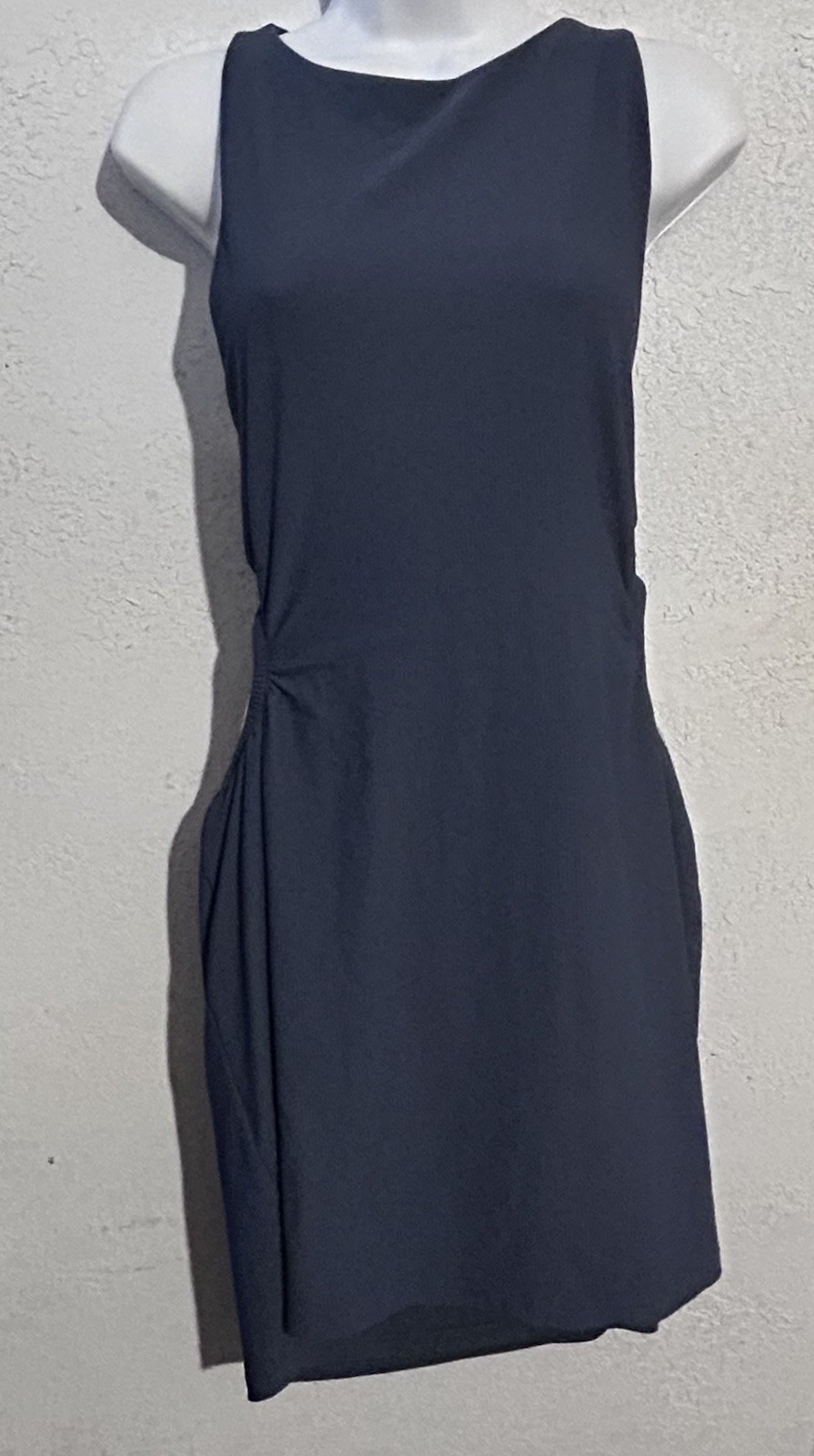 Under Armour Project Rock Dress XL Grey Racerback Open Back Ribbed Stretch