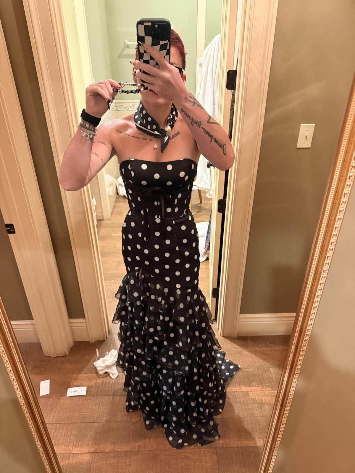 Polka Dot Prom Dress From The Dress Shop Las Vegas Size Small