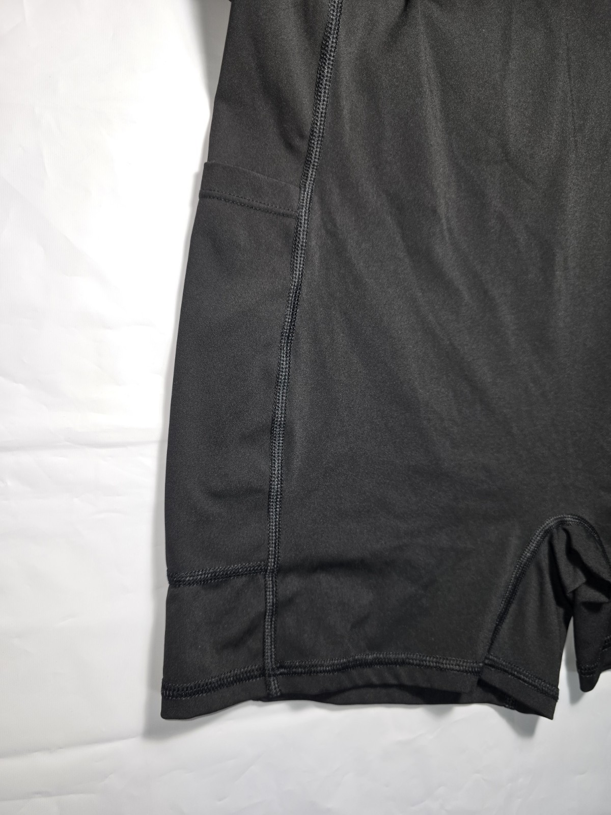 Ewedoos Women’s Black Spaghetti Strap Slip built in shorts&bra Dress size Large