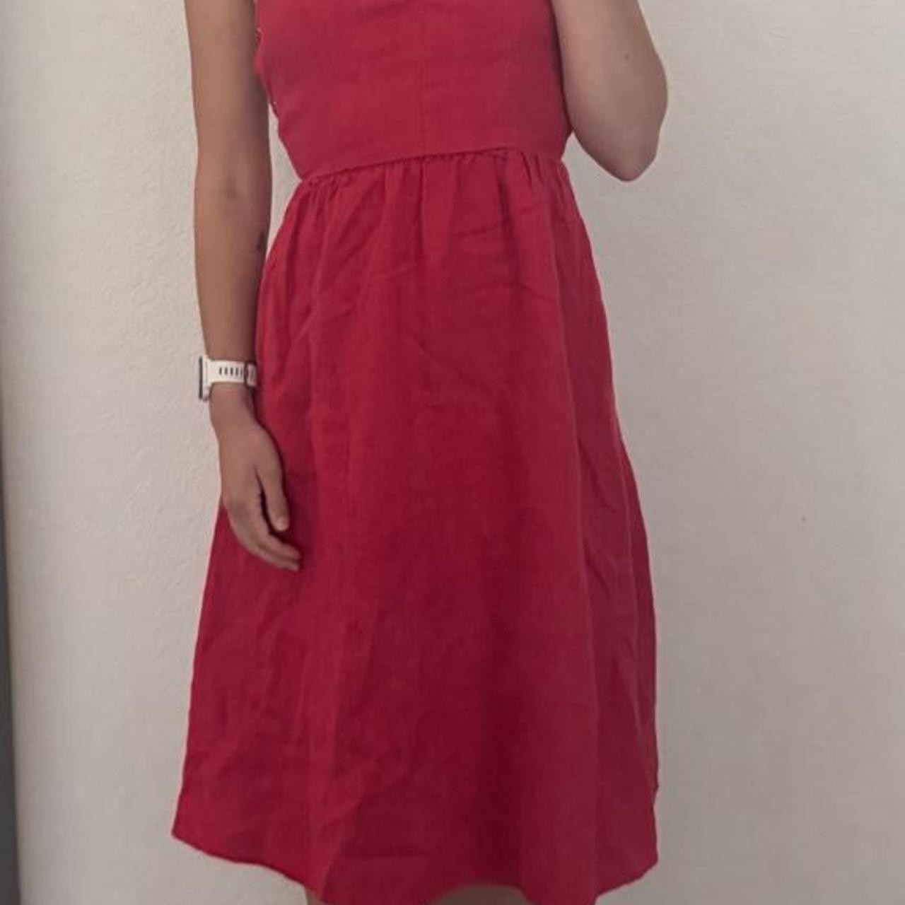reformation red dress