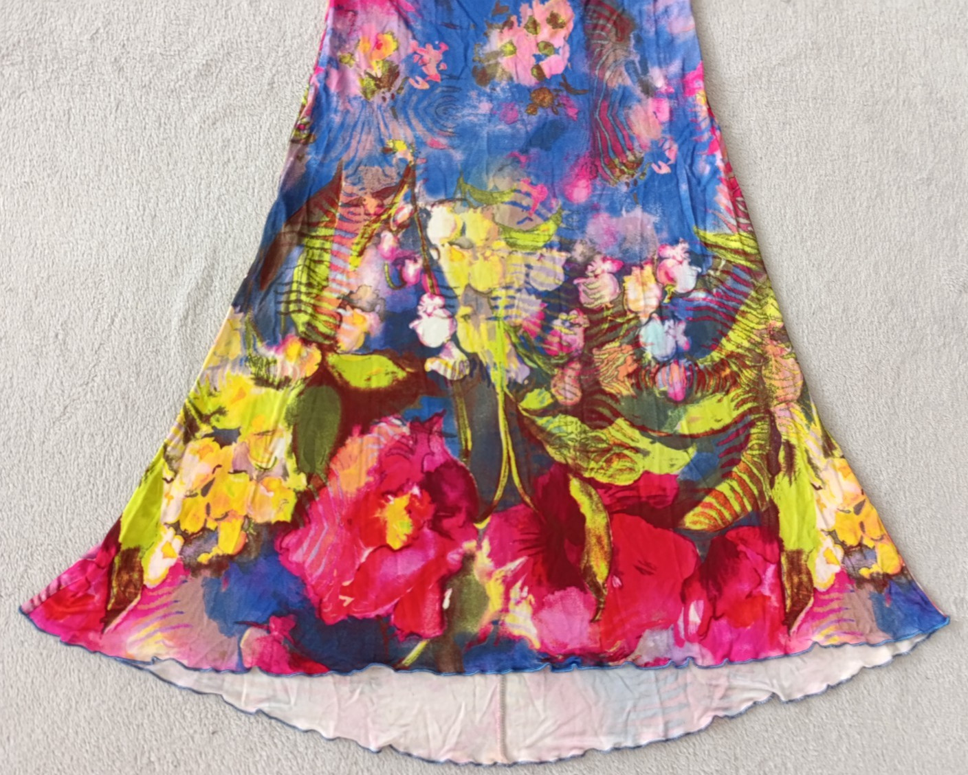 Class Roberto Cavalli womens Multicolor Floral Sleeveless Summer Dress size 10