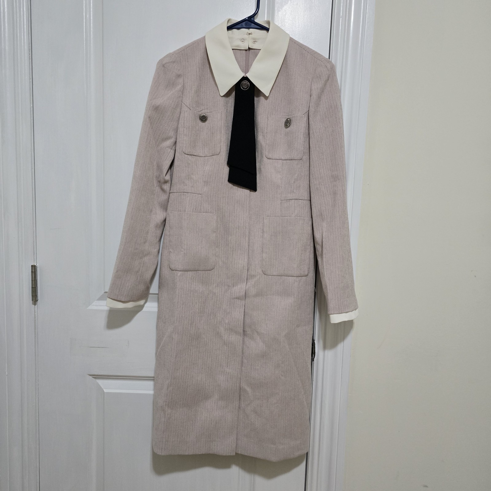 itMICHAA Korean Light Pink Detachable Collar Dress US 8/KR 66 (Waist 30in)
