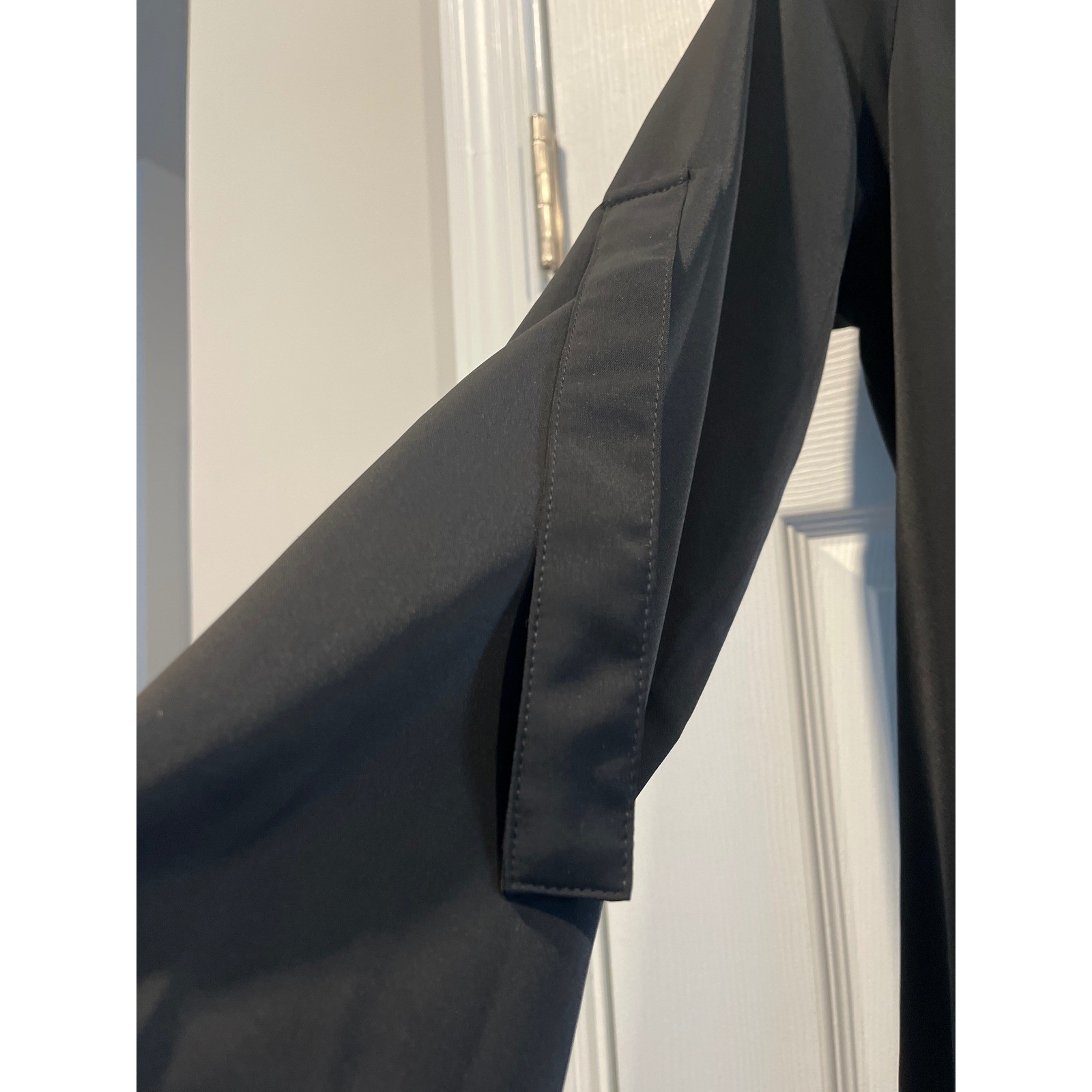YOINS Black Long Sleeve Split Cuff Shift Dress Womens Size Large L US 12