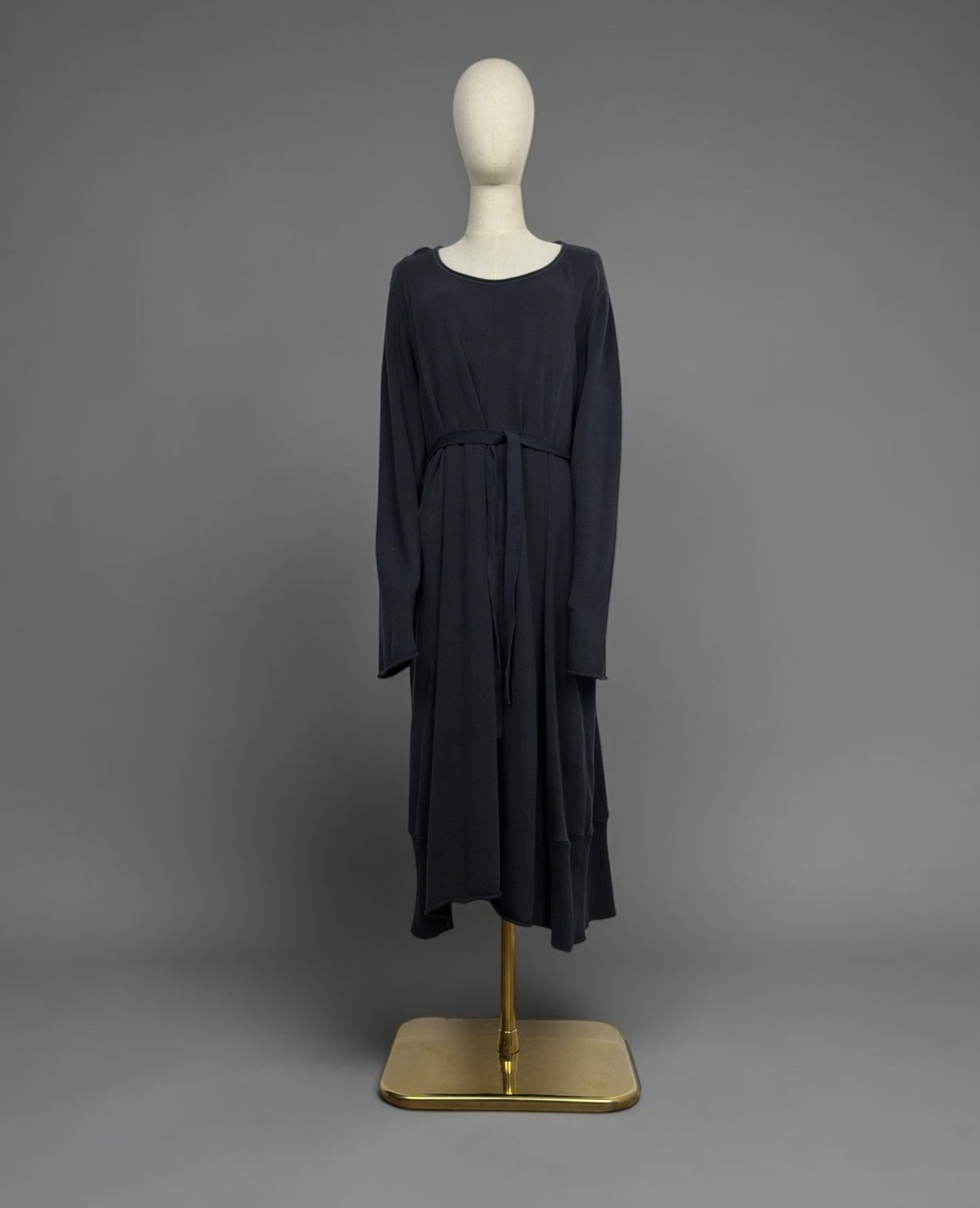 TOMO Long Knit Dress Lagenlook Avant-Garde
