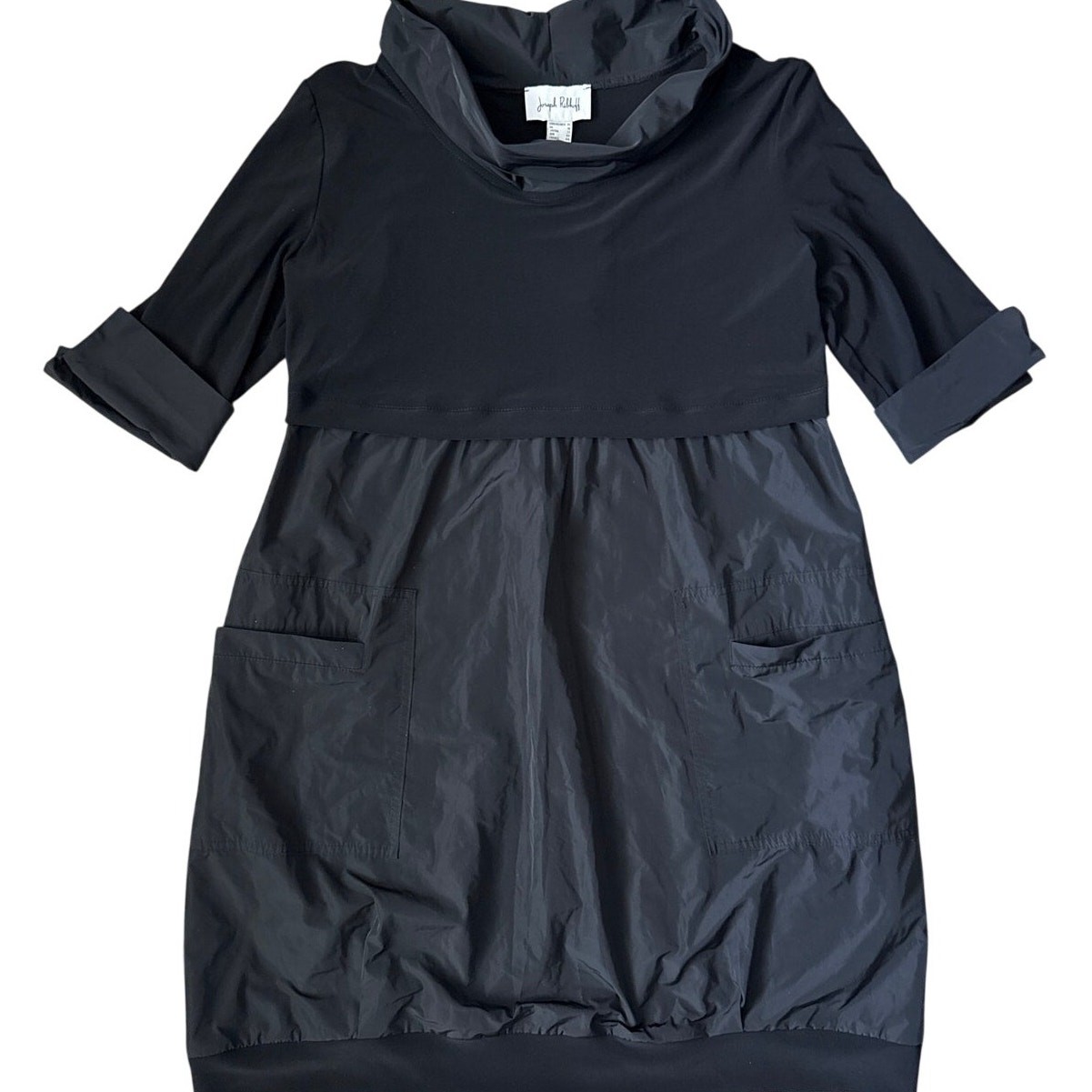 Joseph Ribkoff Plus Classic Cocoon Mini Dress Black Size 14