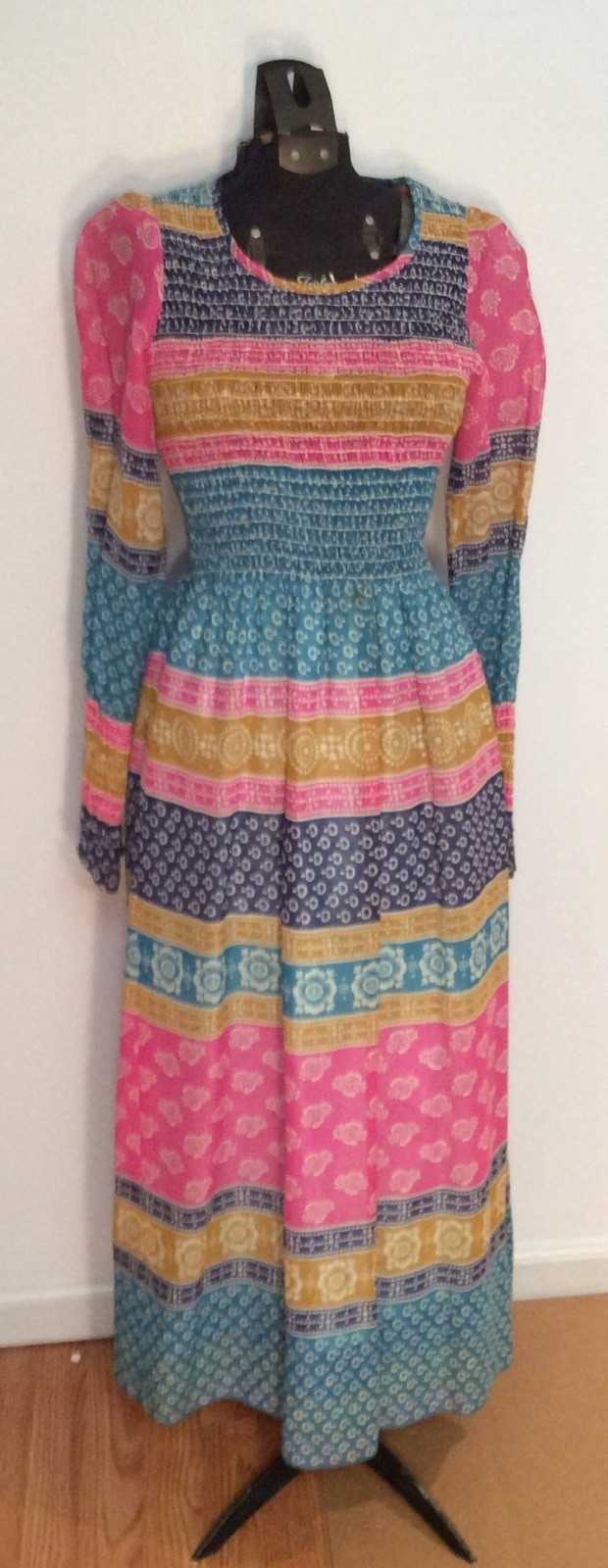 Maxi Dress vintage Mindy Malone 1970s