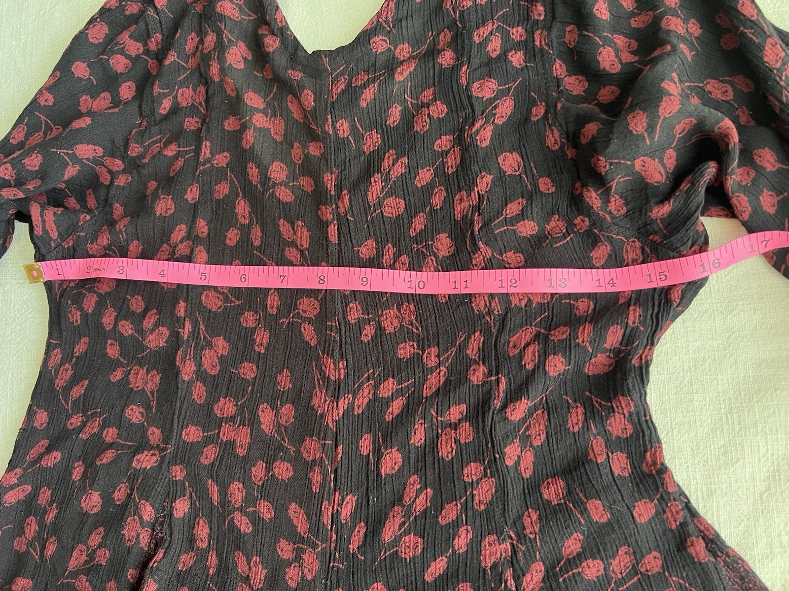 VTG Nostalgia Fairycore Whimsygoth Grunge Boho Cottage Dress Floral Rayon Small
