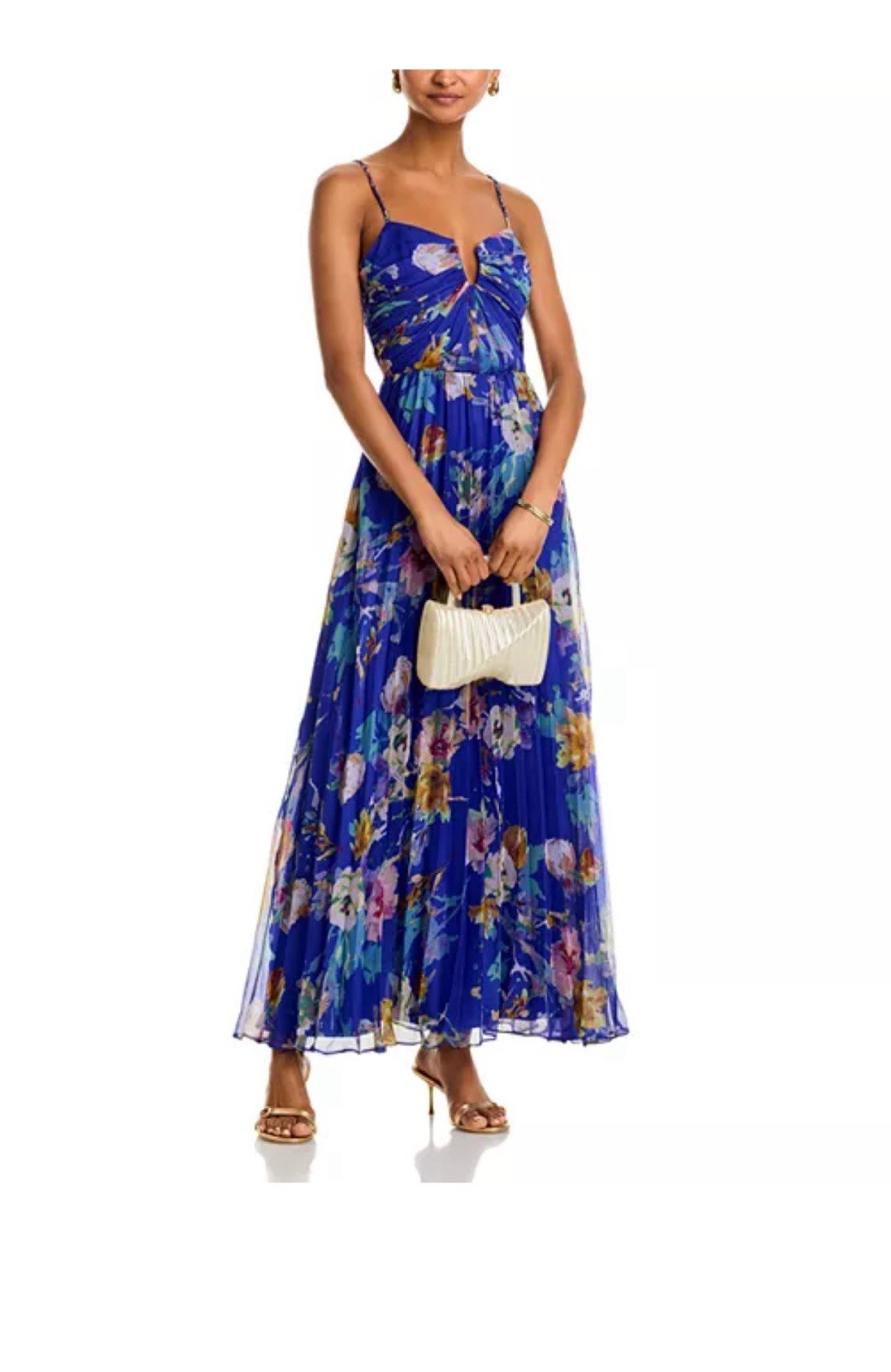Aqua maxi dress Bloomingdales blue NWT size Medium