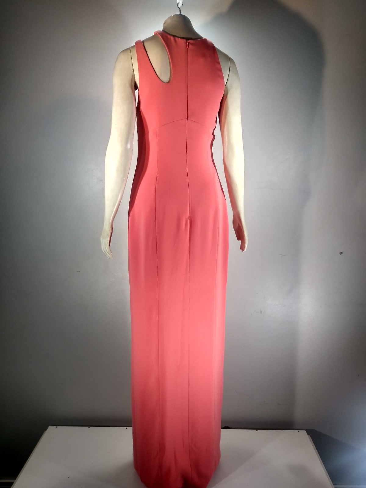 VERSACE rare collab LONG Orange/Salmon dress