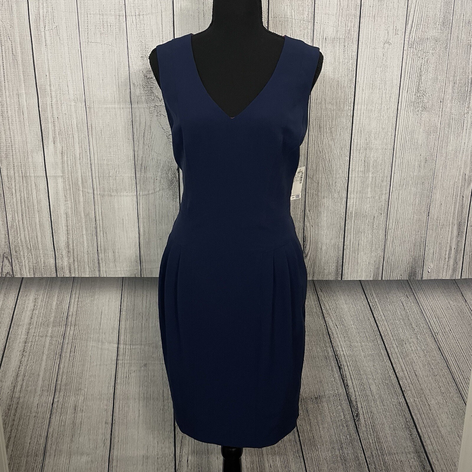 Vince Camuto Men’s Size 12 Navy Blue Stretch Sleeveless Midi Dress MSRP $128