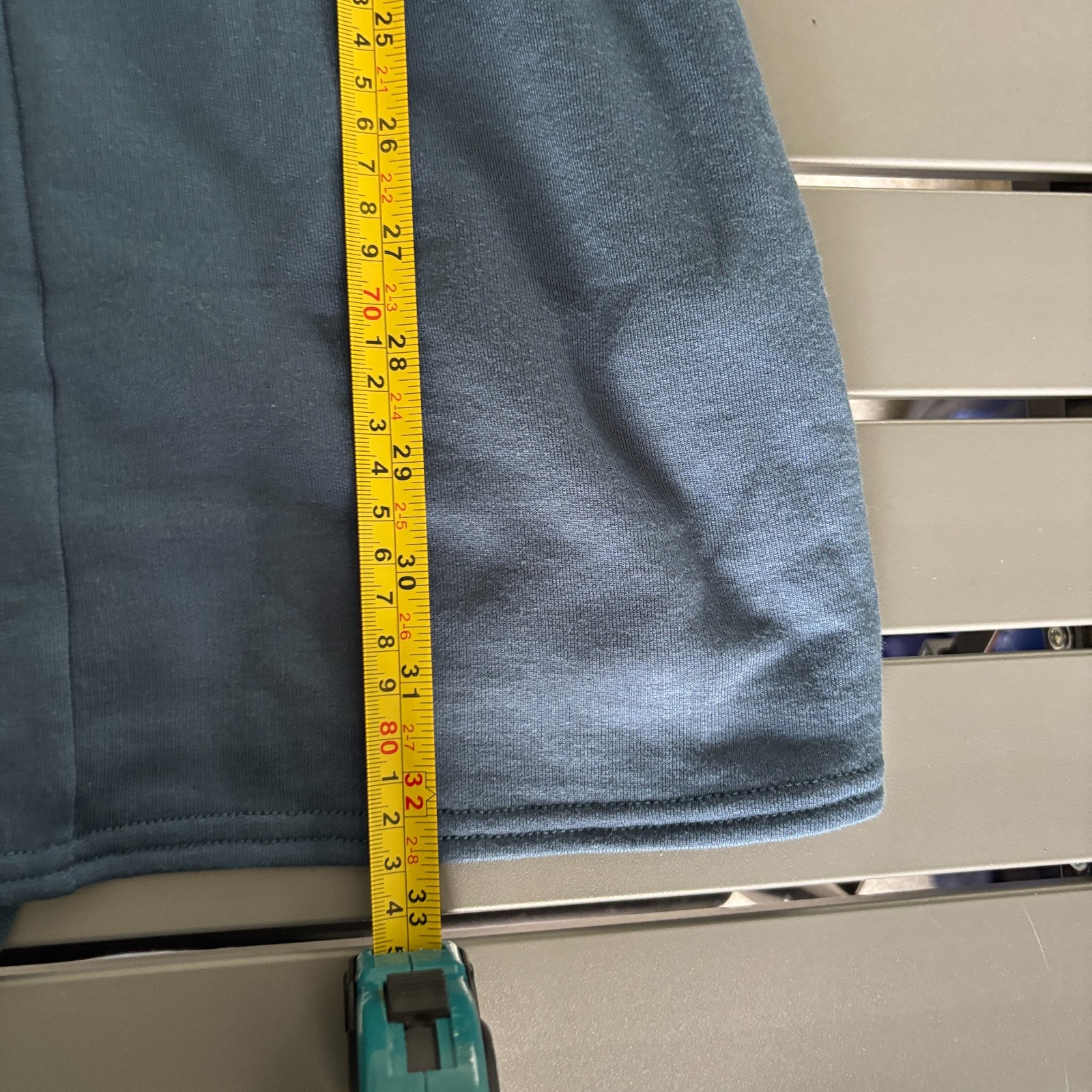 Daily Practice by Anthropologie Sweatshirt Dress Womens Medium Blue Tulip Hem