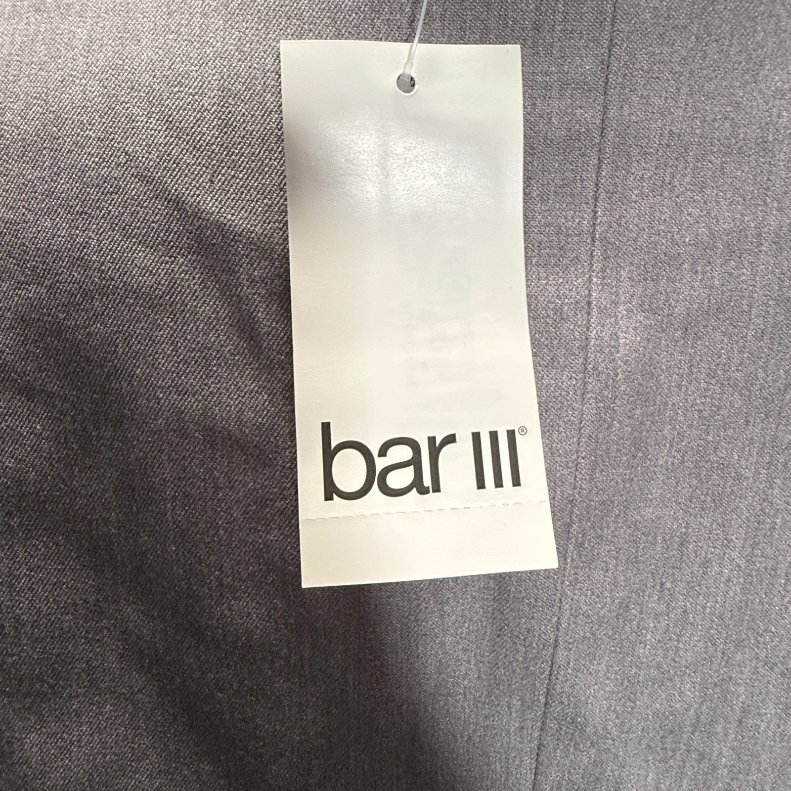 Bar lll Gray Sleeveless Drop Waist Bubble Hem Mini Dress with Belt Size Medium