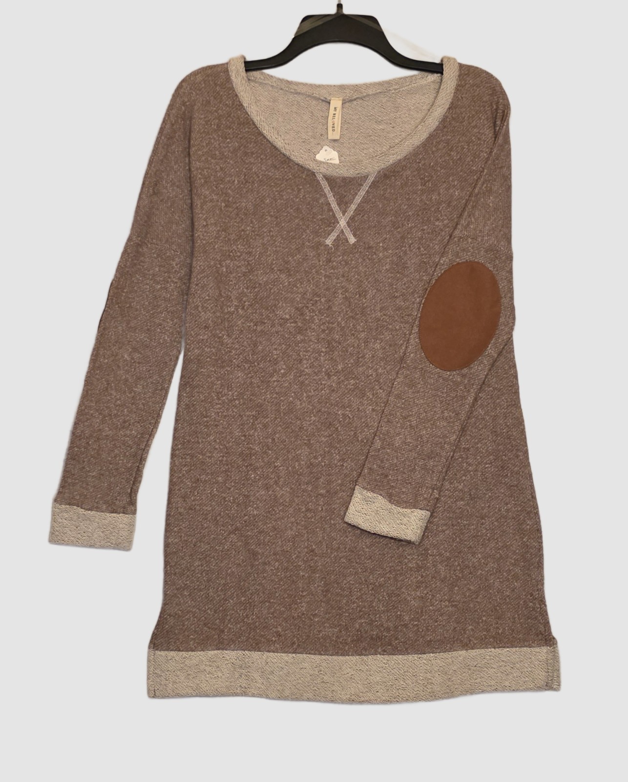 MY BELOVED Small (4/6) Taupe Knit Dress