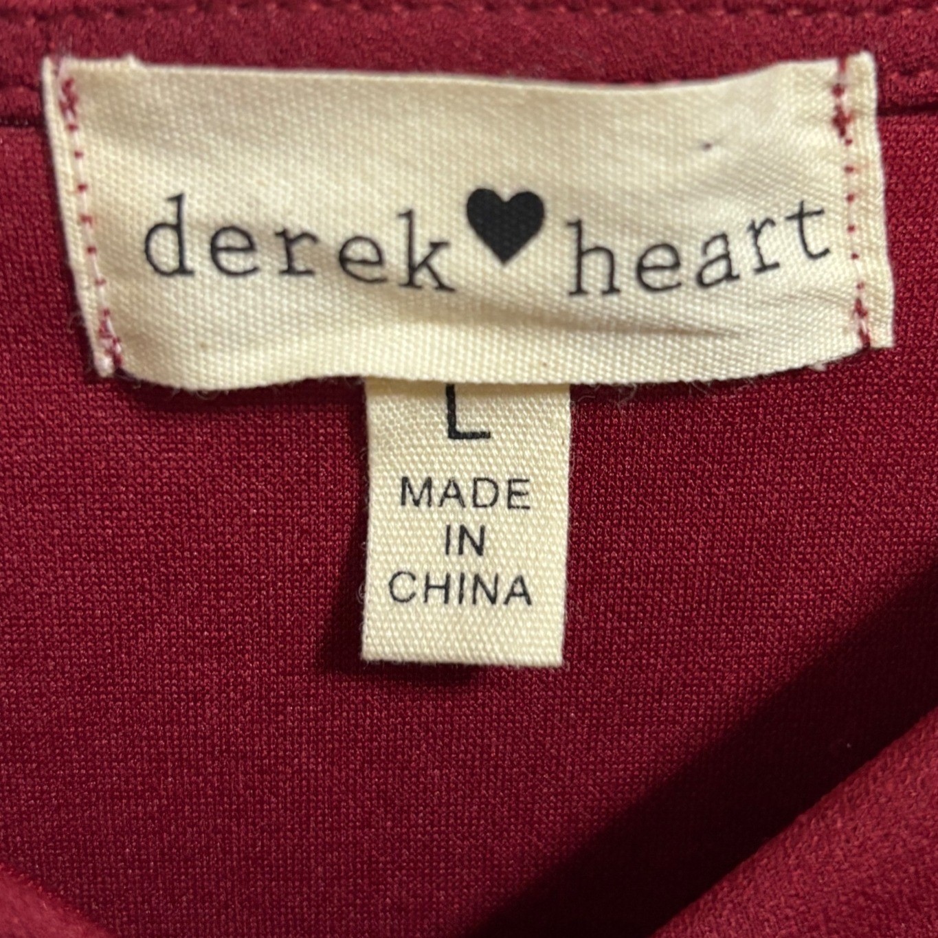 Derek Heart Burgundy Ruffle Flutter Sleeve Rhinestone Mini Dress Coquette L NEW