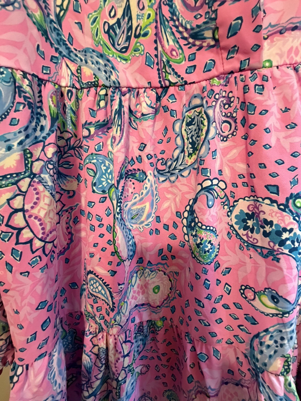 LILLY PULITZER – WINONA STRETCH DRESS PLUMERIA PINK STRUT YOUR STUFF Medium NWT