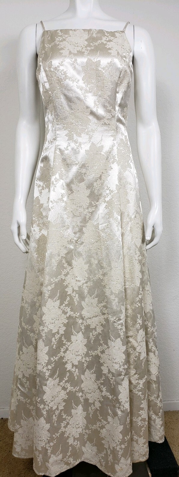 Scott McClintock Womens Dress Sz 8 Millennium 2000 Formal Sleeveless Floral Long