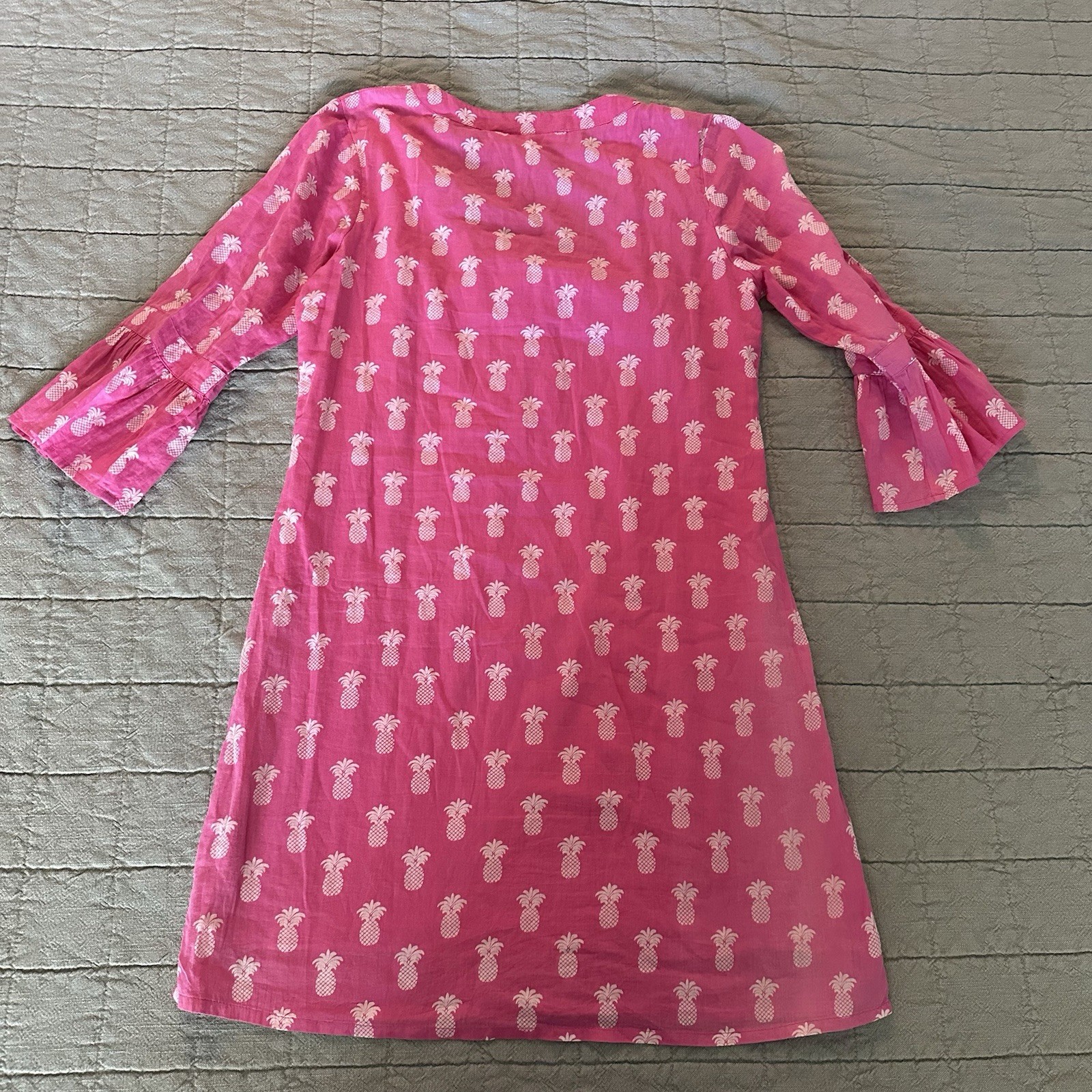 Preppy Girl Palm Beach Pineapple Tunic