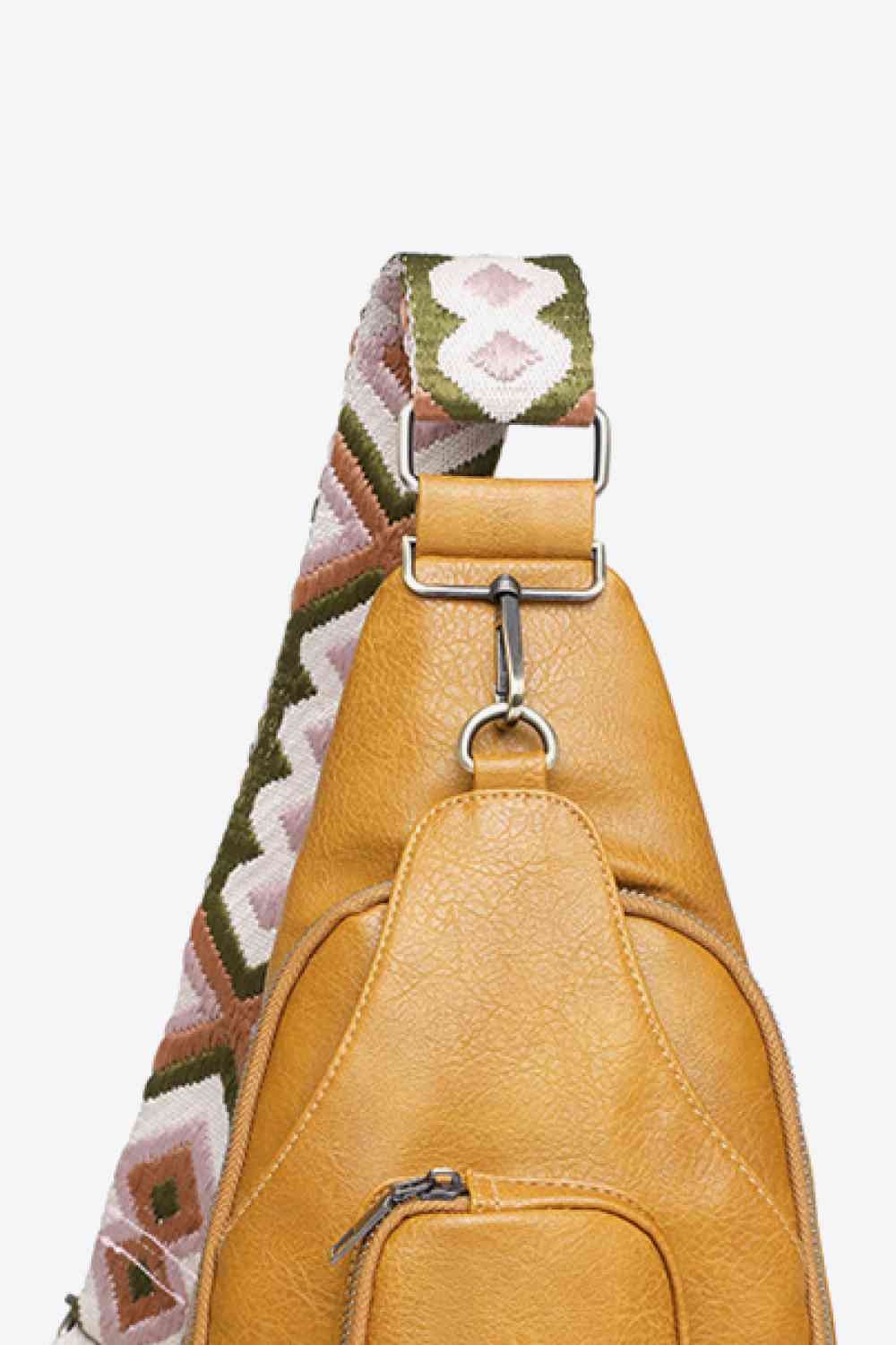 Fetal Leather Sling Bag