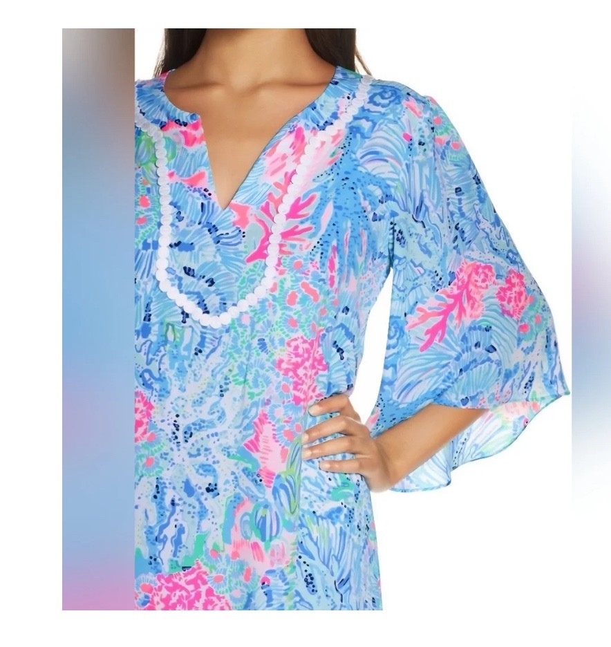 Lilly Pulitzer Delancey Dress Size XL Sink or Swim Style 002328