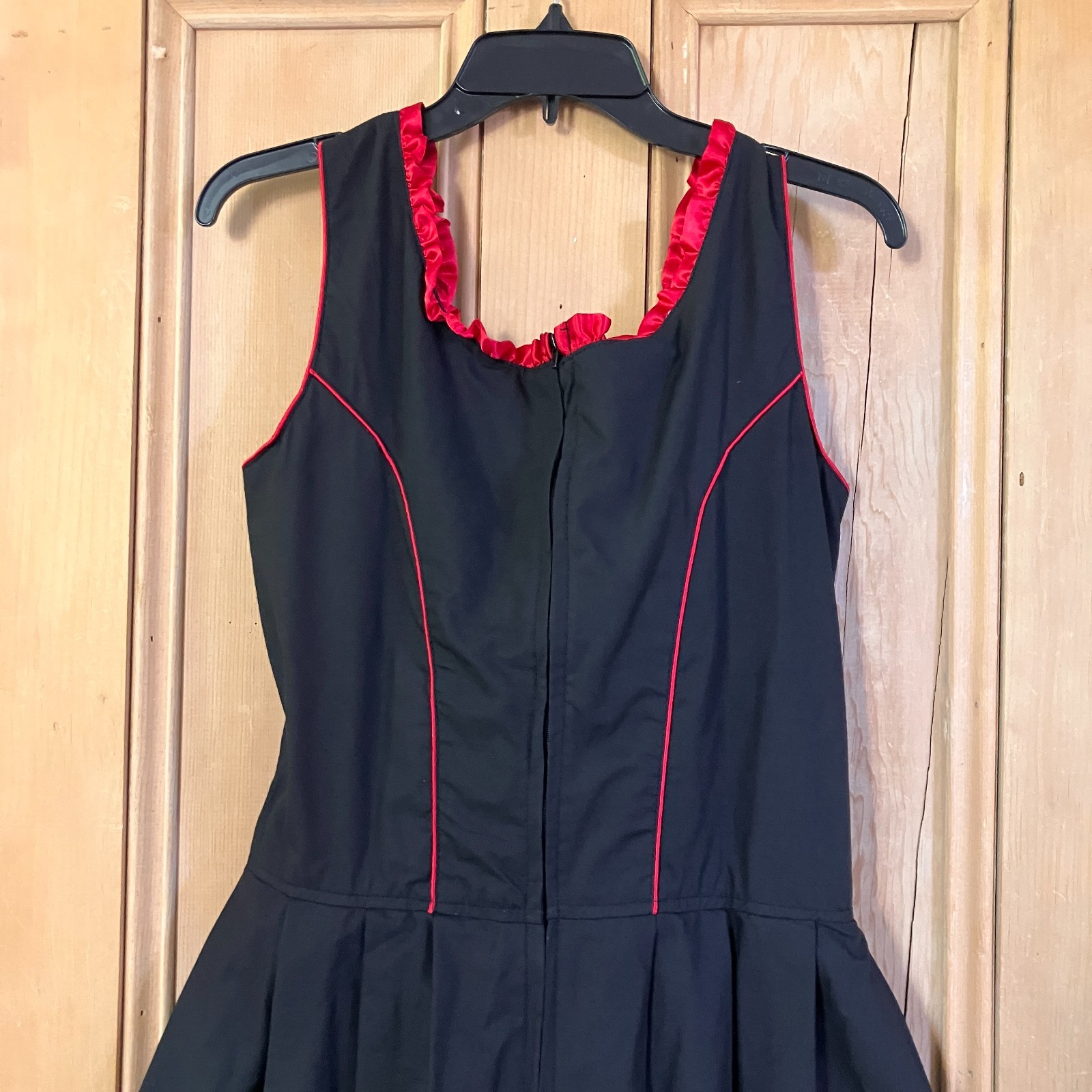 Gaudi Leathers Womens Oktoberfest German Lace Up Dress Size XL (44) Black SP EXC