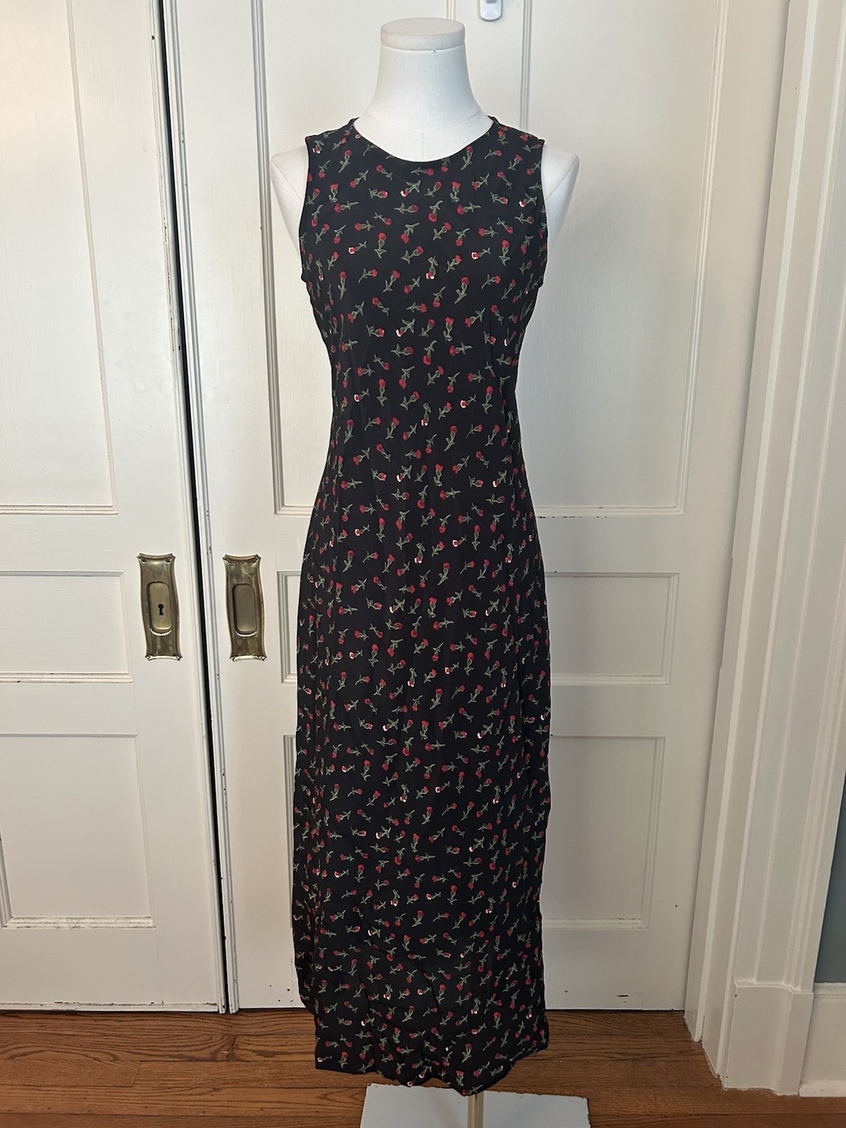 Vintage 90s My Michelle Floral Lightweight Tank Maxi Dress Juniors Size 5/6