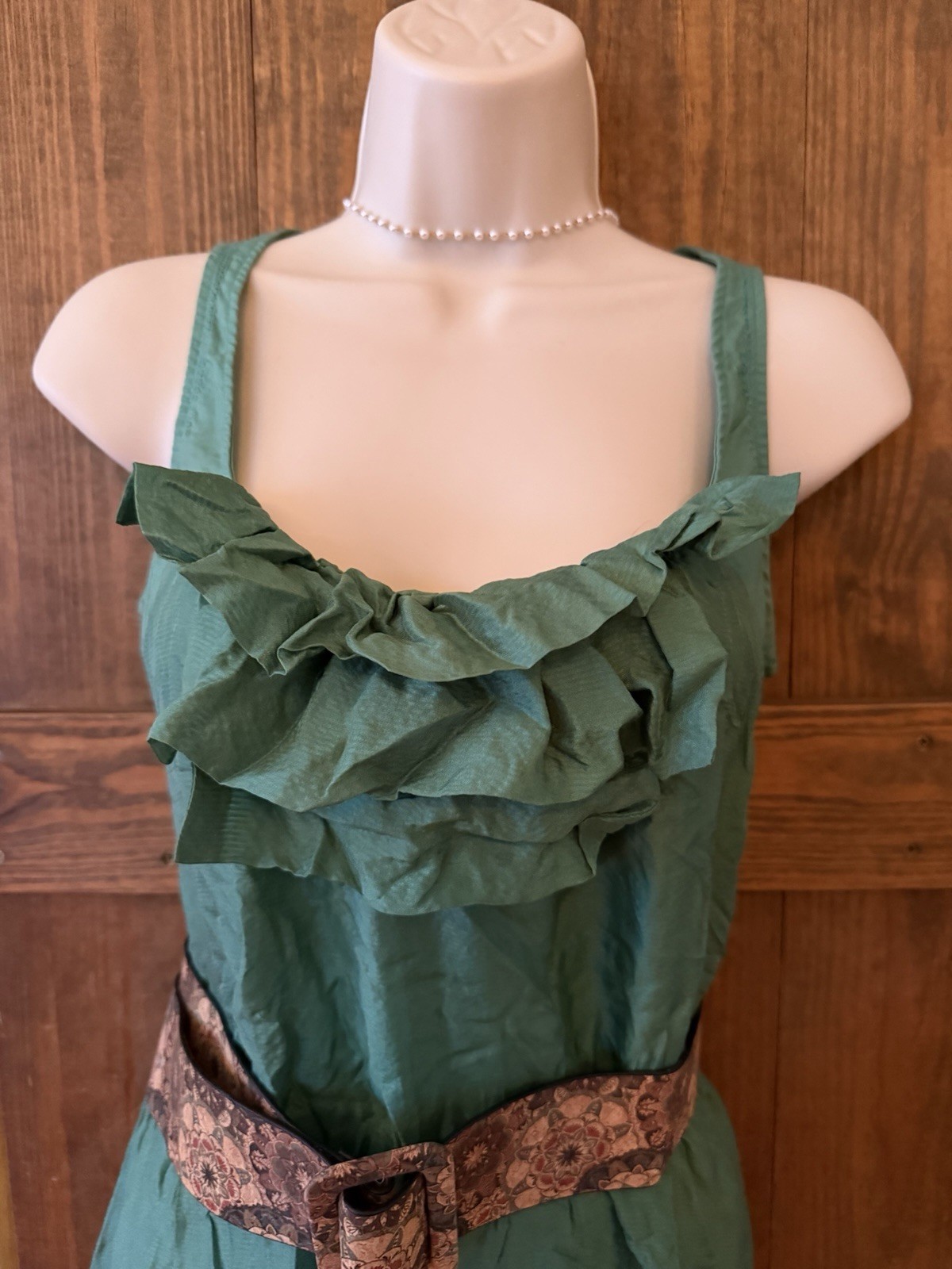 Left Coast by Dolan Ruffled Cocktail Dress Zip A-Line XS.