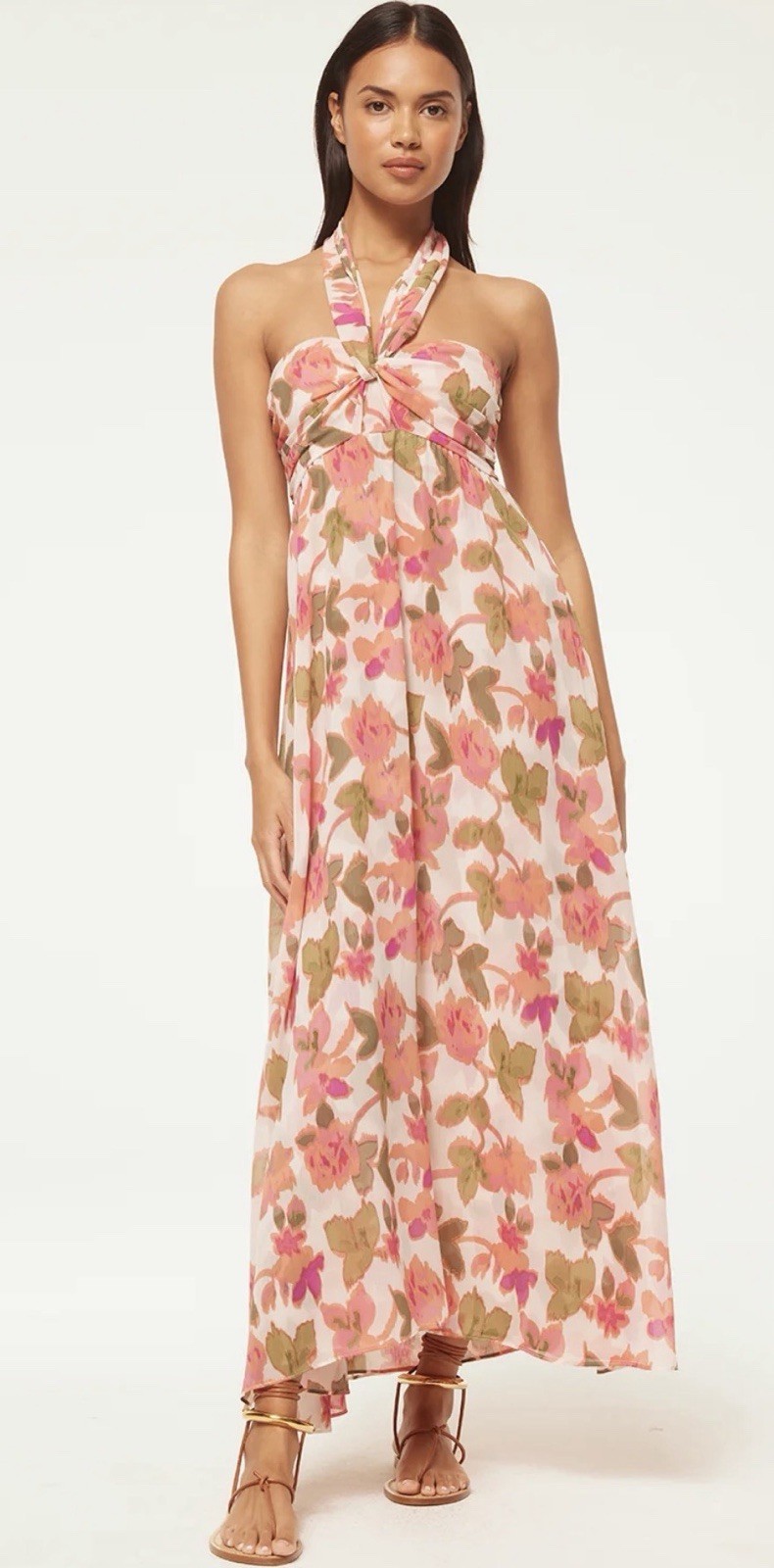 MISA Emine Midi Dress Convertible! -Sonoran Flora – Size XS – NWOT!