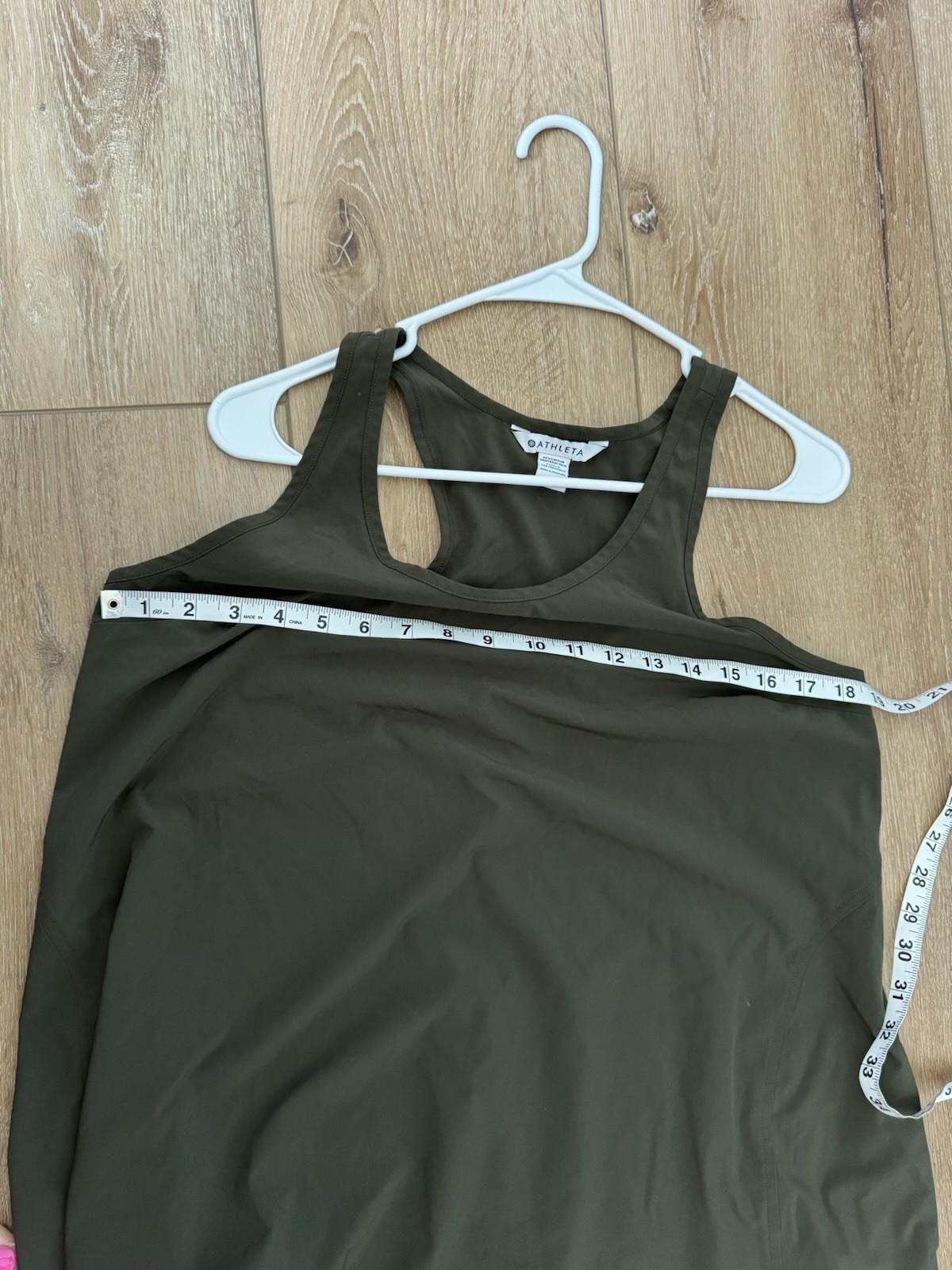 ATHLETA Essential Midi Scoop Dress Women’s Size US M Green
