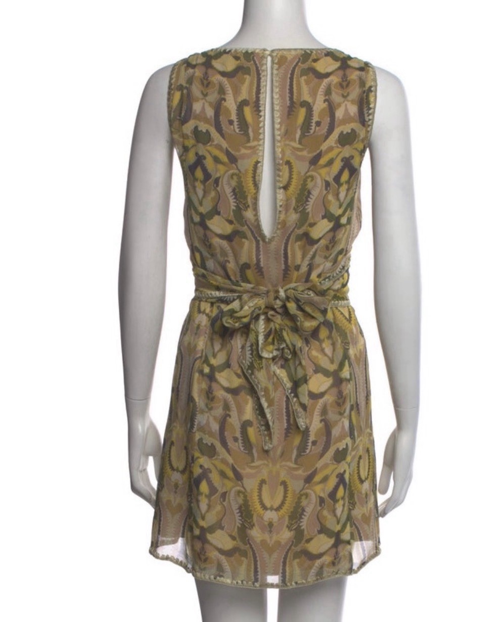 Missoni Silk Embroidered Dress – Size: 44 – Medium