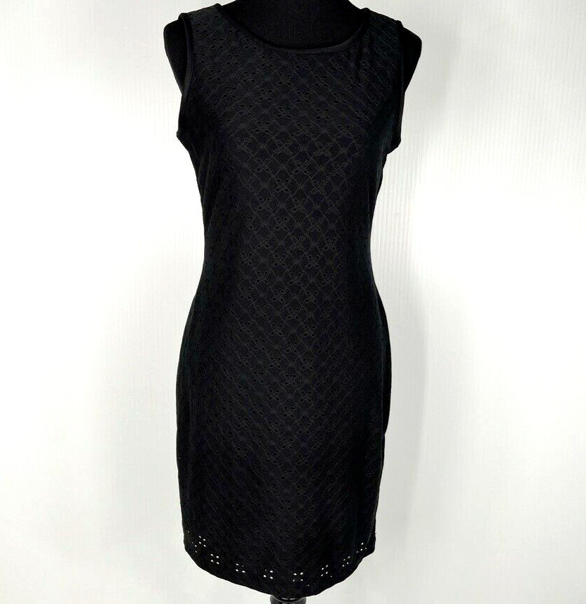 Ronni Nicole Dress Women Small Sheath Knee Stretch Lined Eye Work Party Core Ex