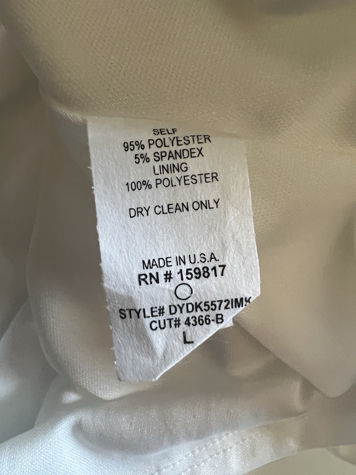 Altar’d State White Flutter Sleeve V Neck Muni Dress Size L NWT