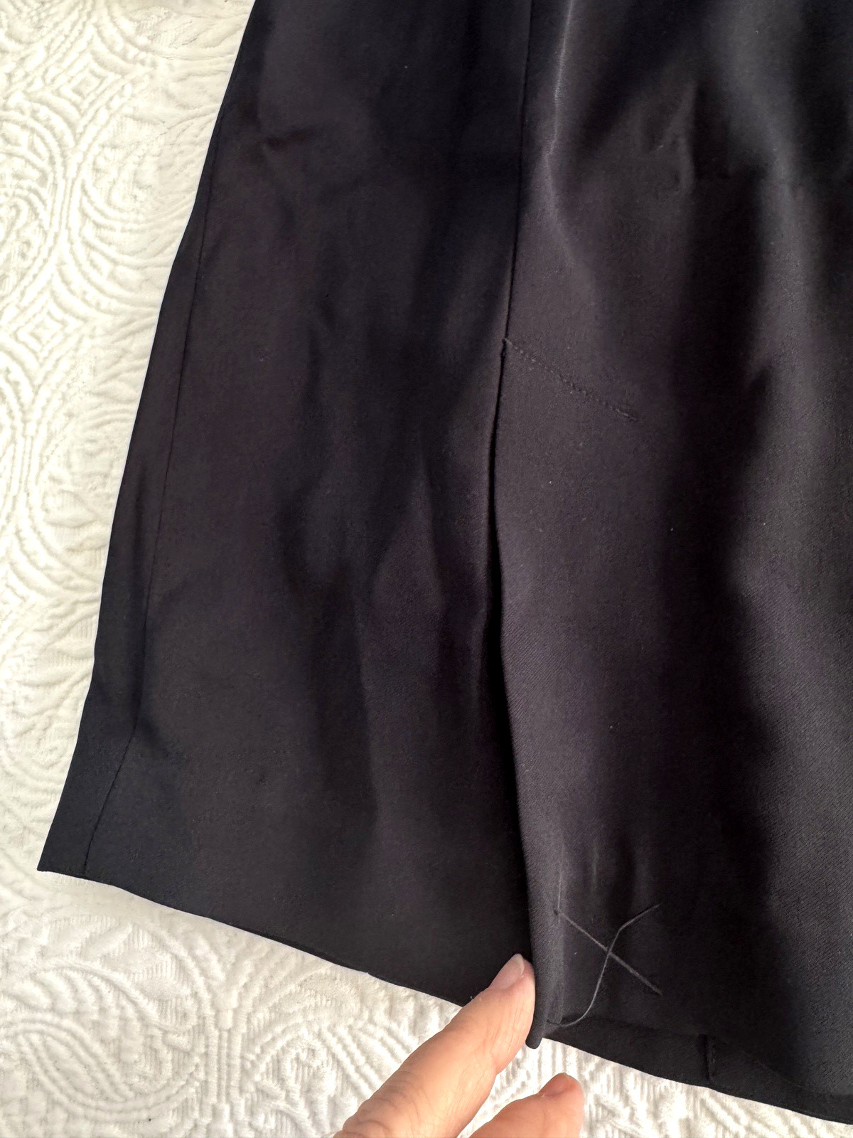 Oobe Polyester Shirt Dress Black Long Sleeve Button Front Buckle Waist M – NWT